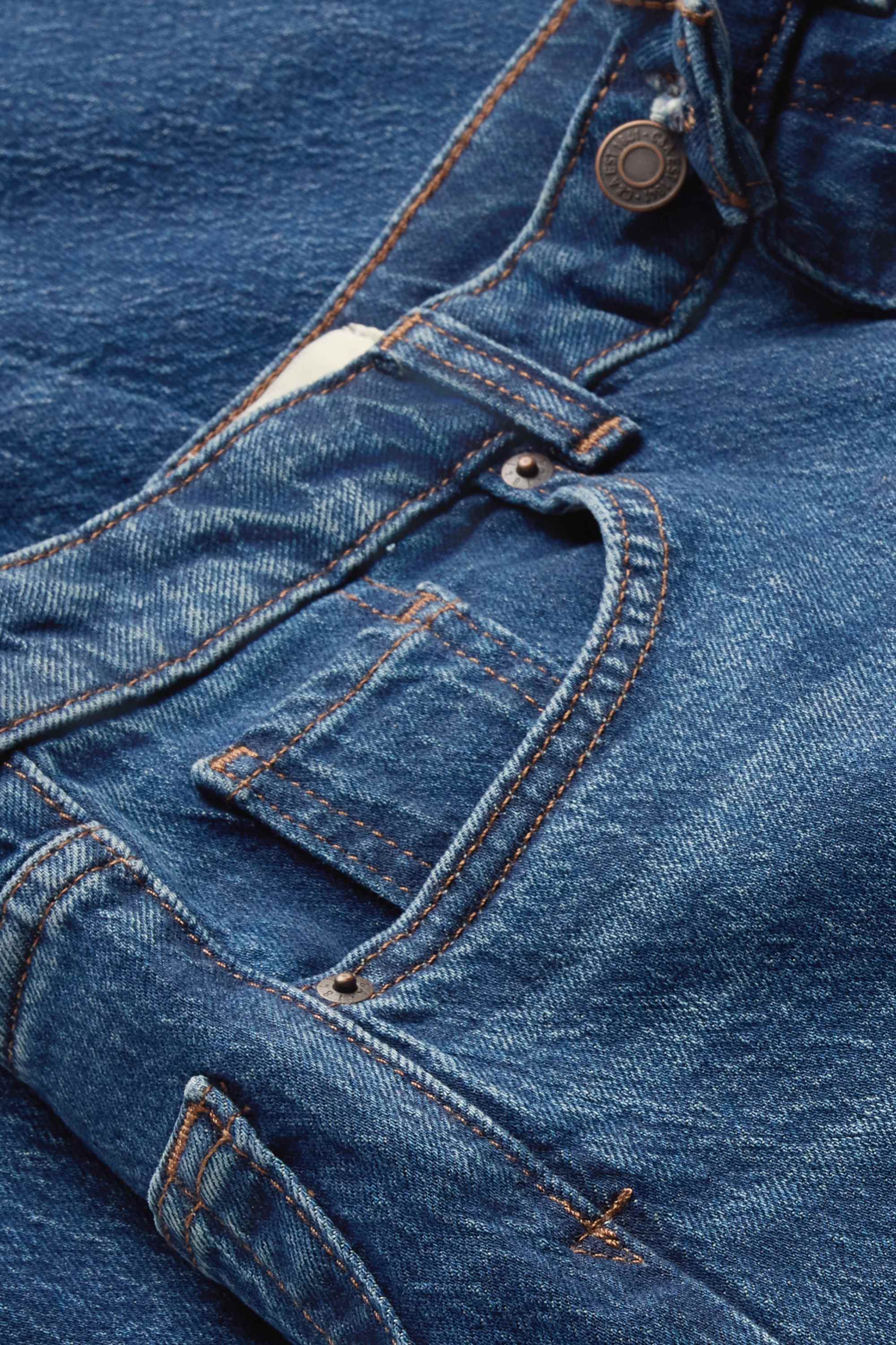 Mom jeans - high waist - LYCRA® blue denim