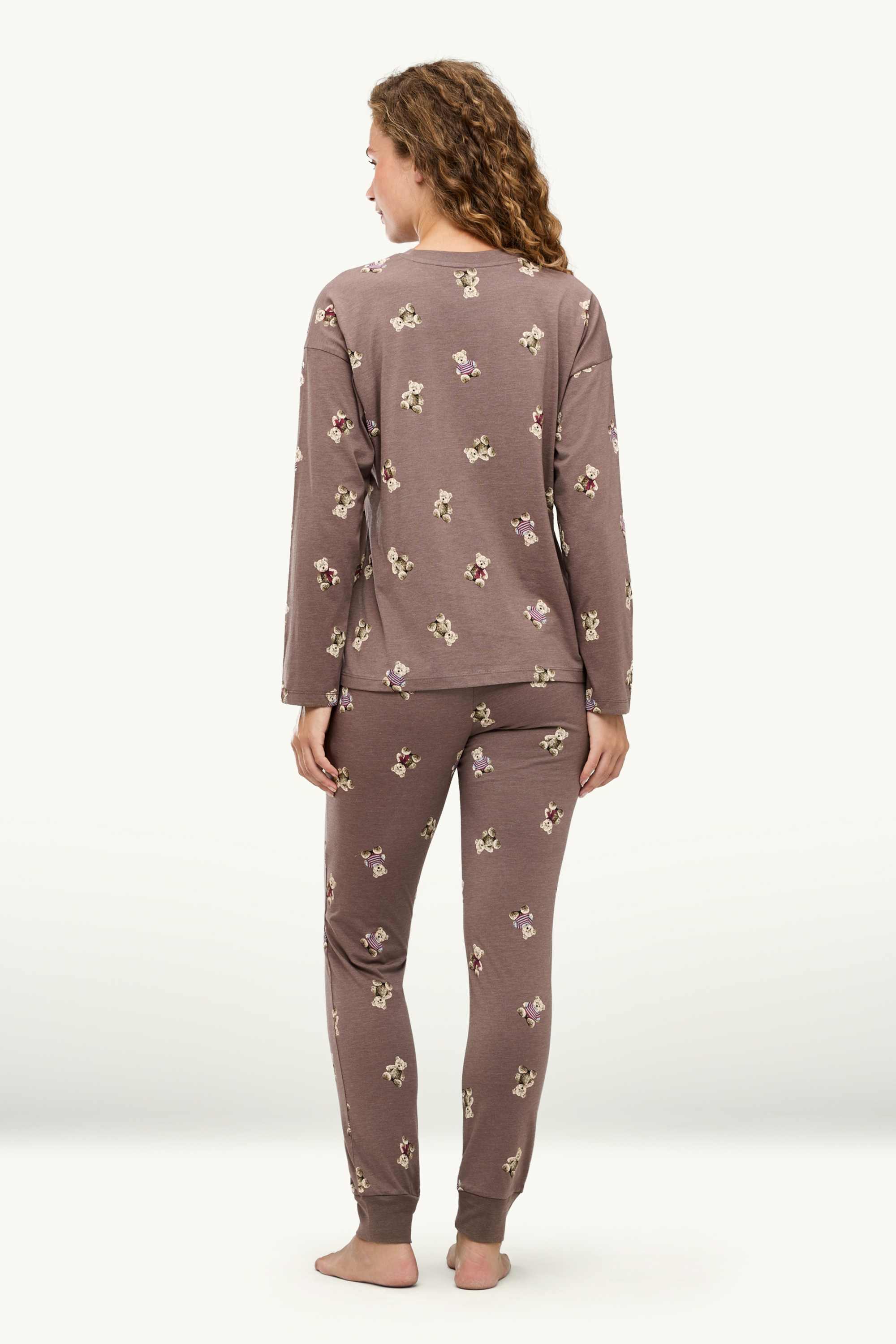 Pyjamas - patterned brown