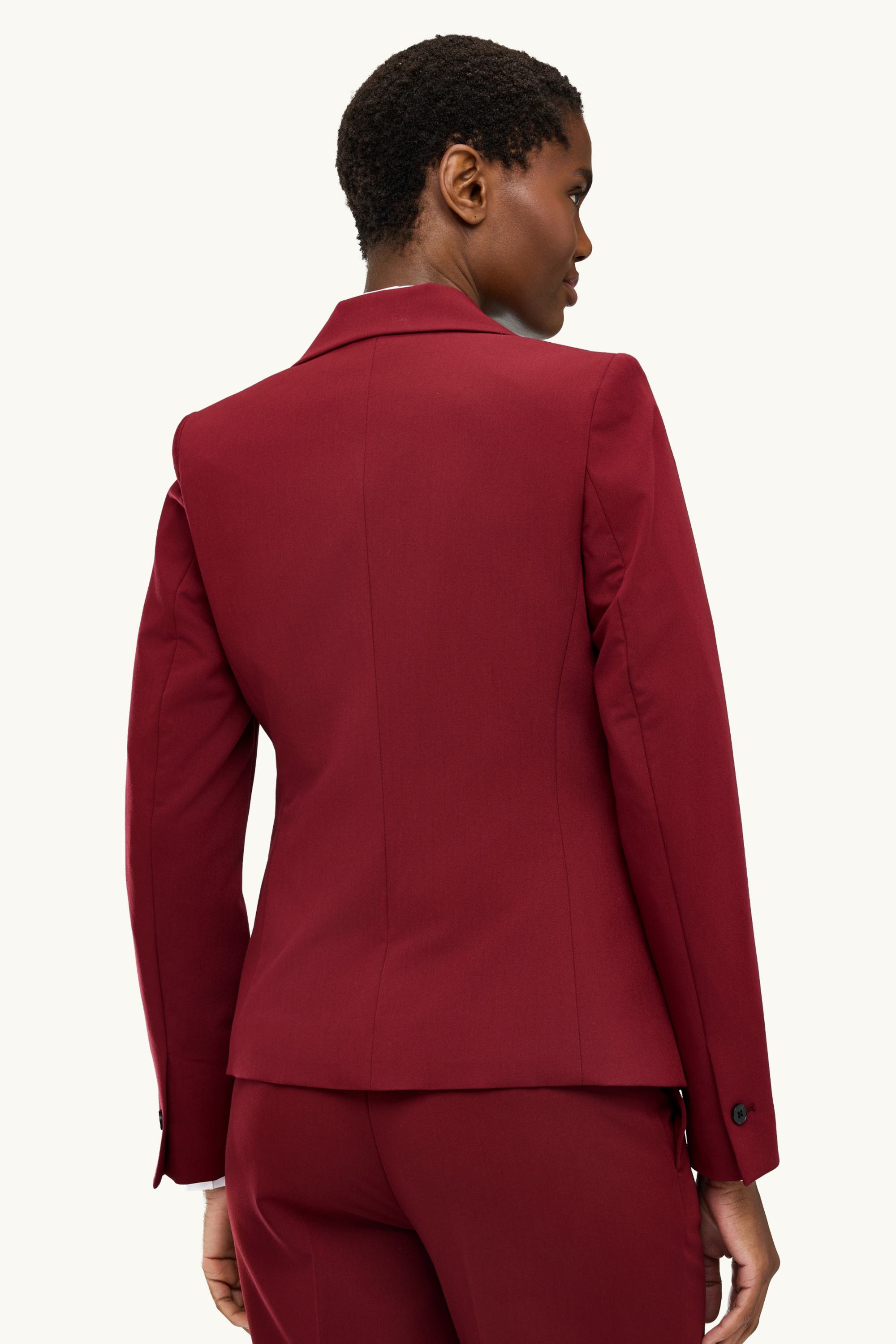 Business blazer - slim fit red