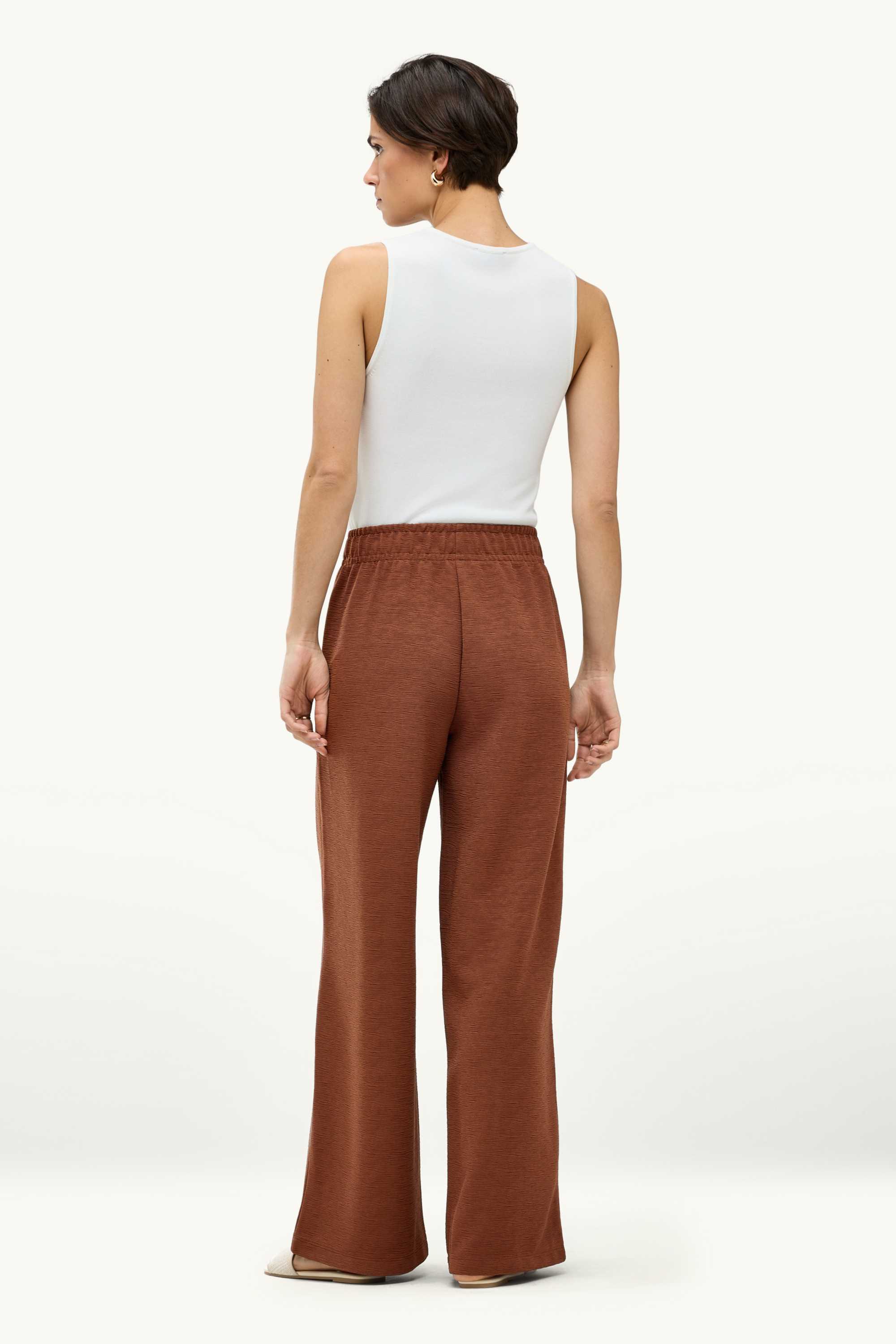 Joggers - ribbed white