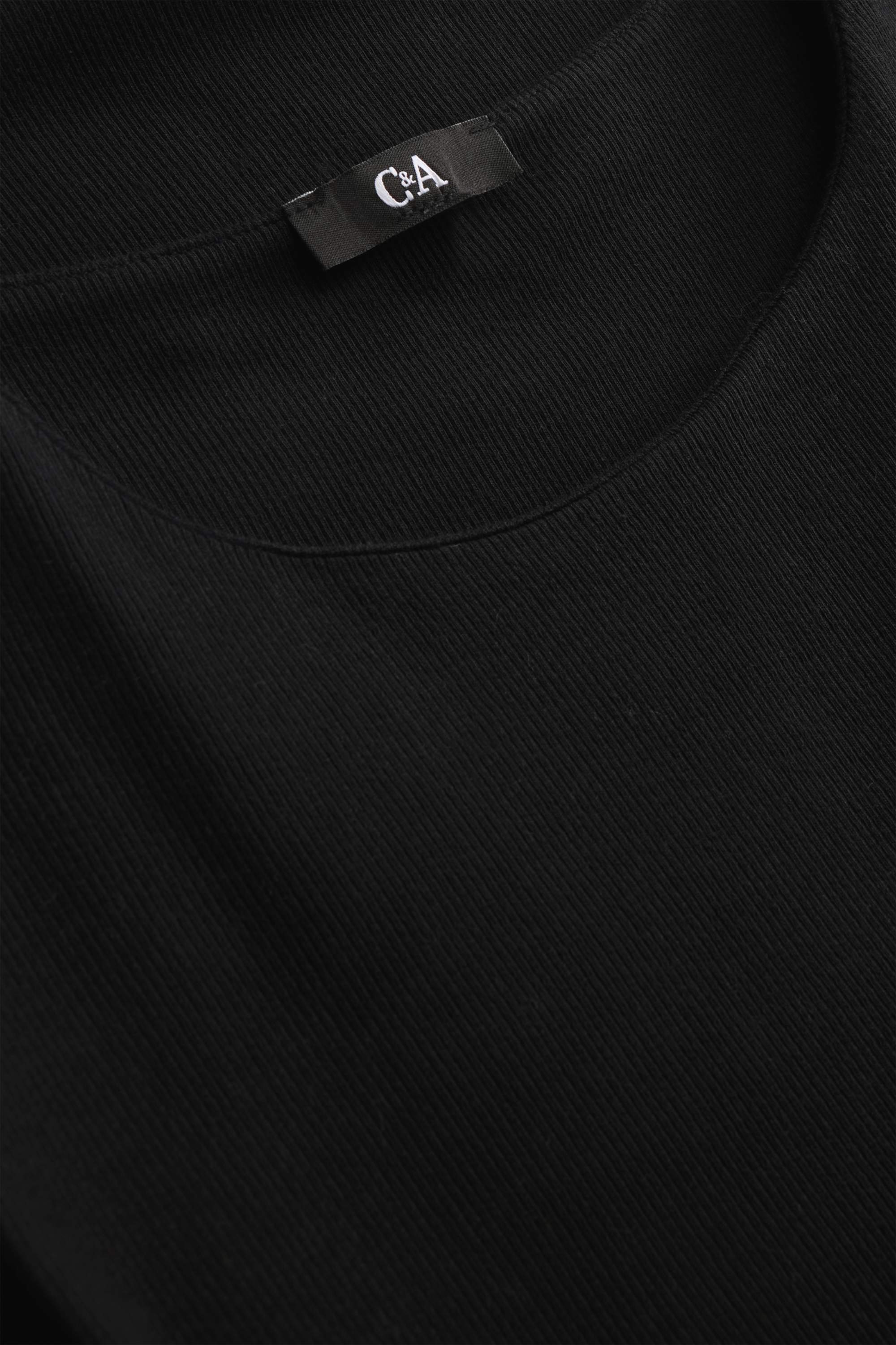 Bodycon dress - ribbed black