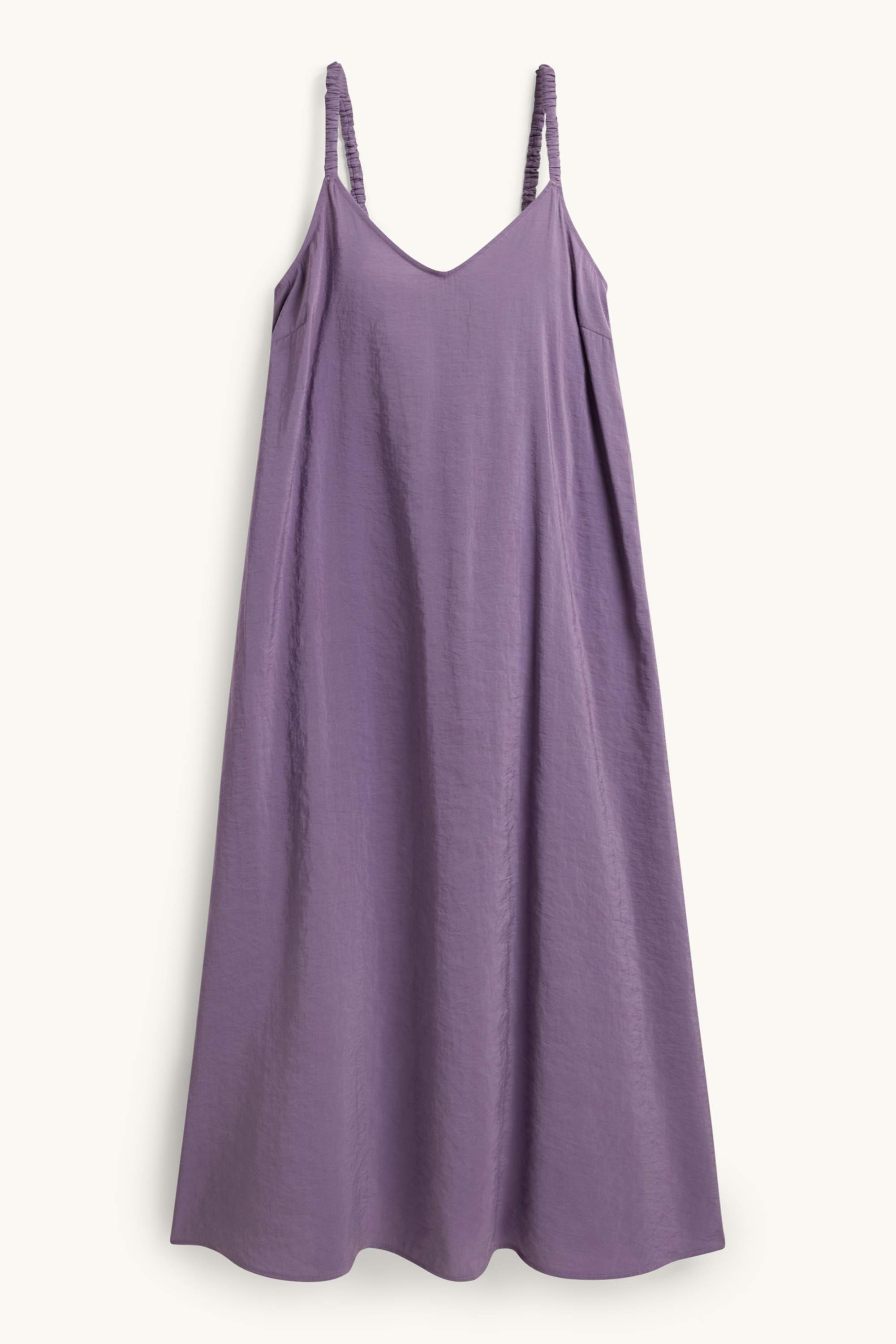 V-neck A-line dress purple