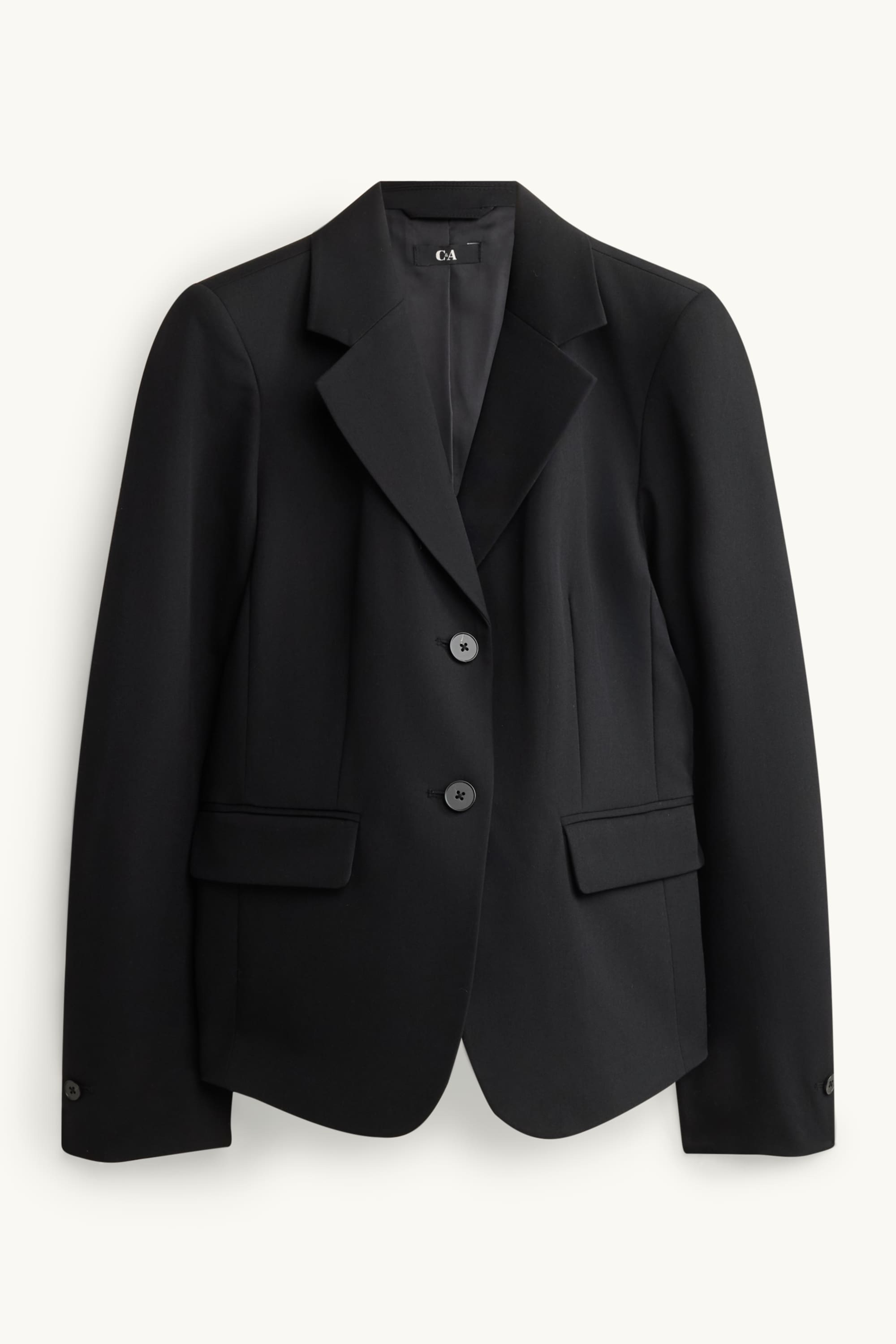 Business blazer - fitted black