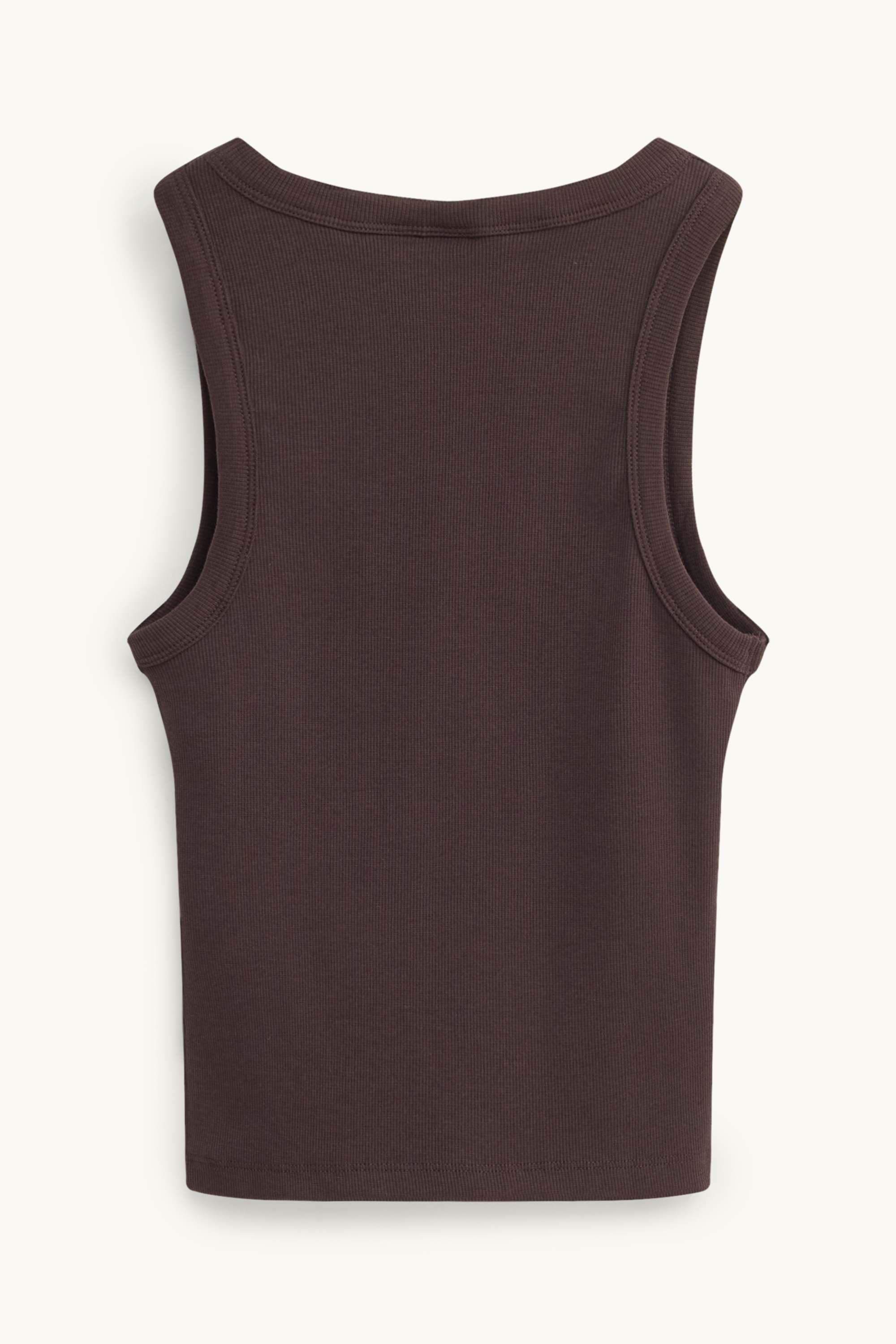 Top - ribbed - Peanuts brown