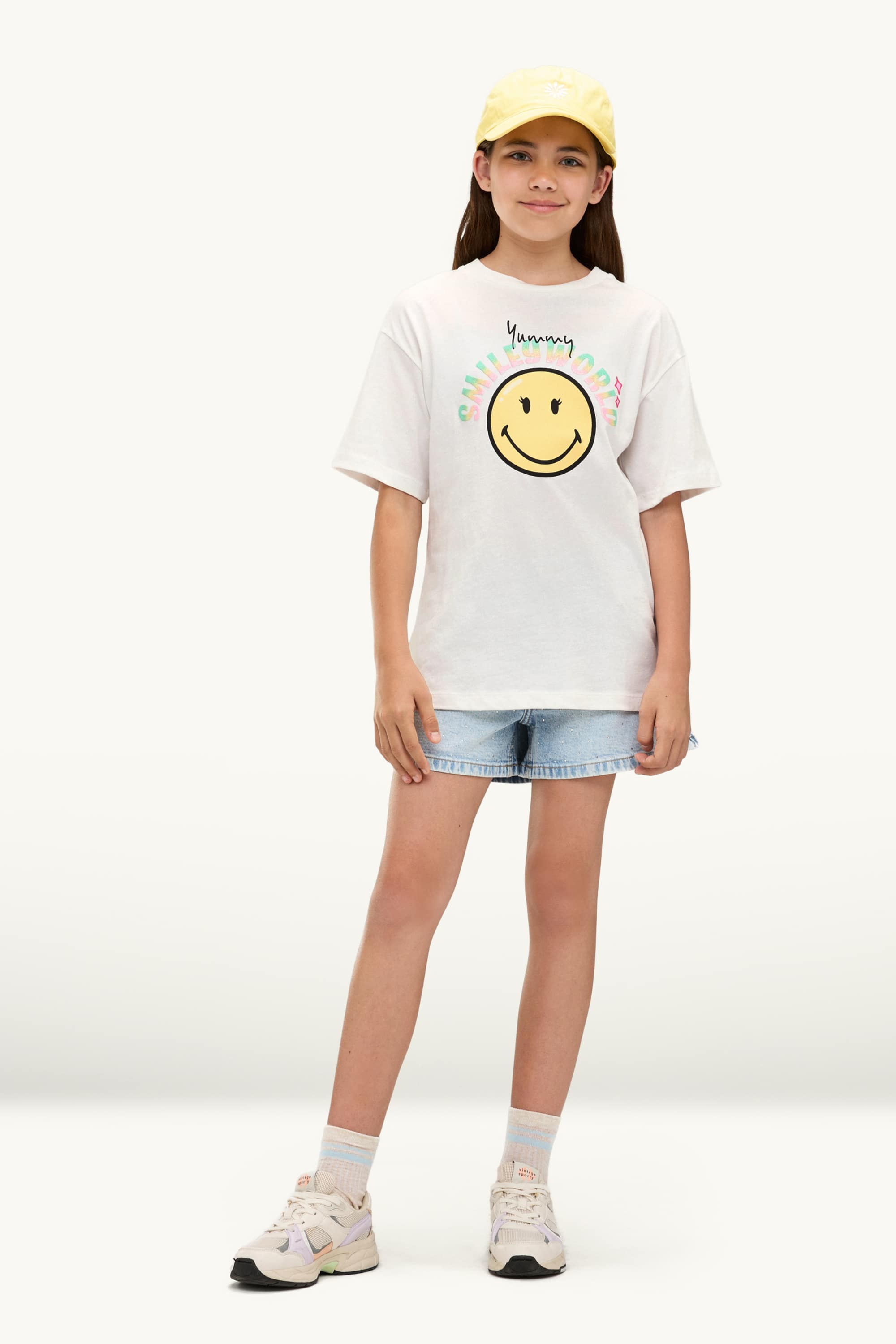 SmileyWorld® - short sleeve T-shirt white