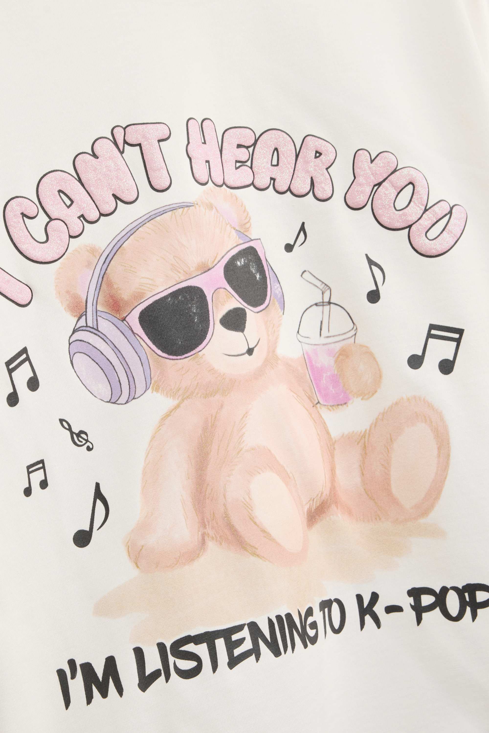 K-Pop - short sleeve T-shirt white