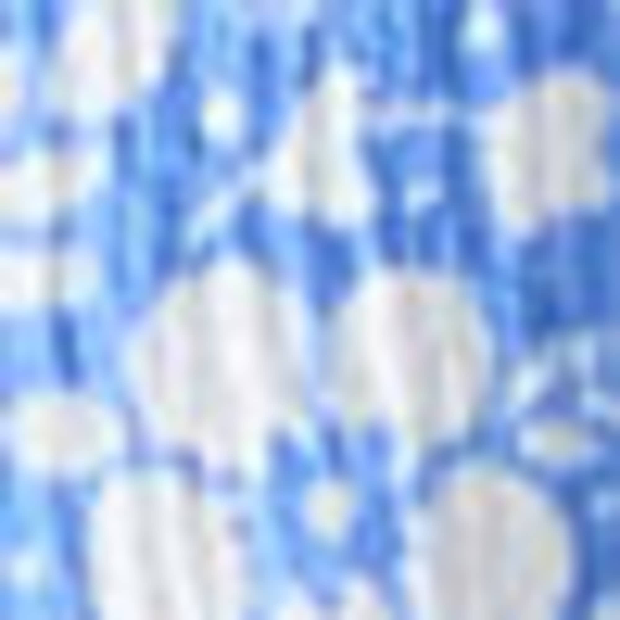 Floral - dress - textured blue