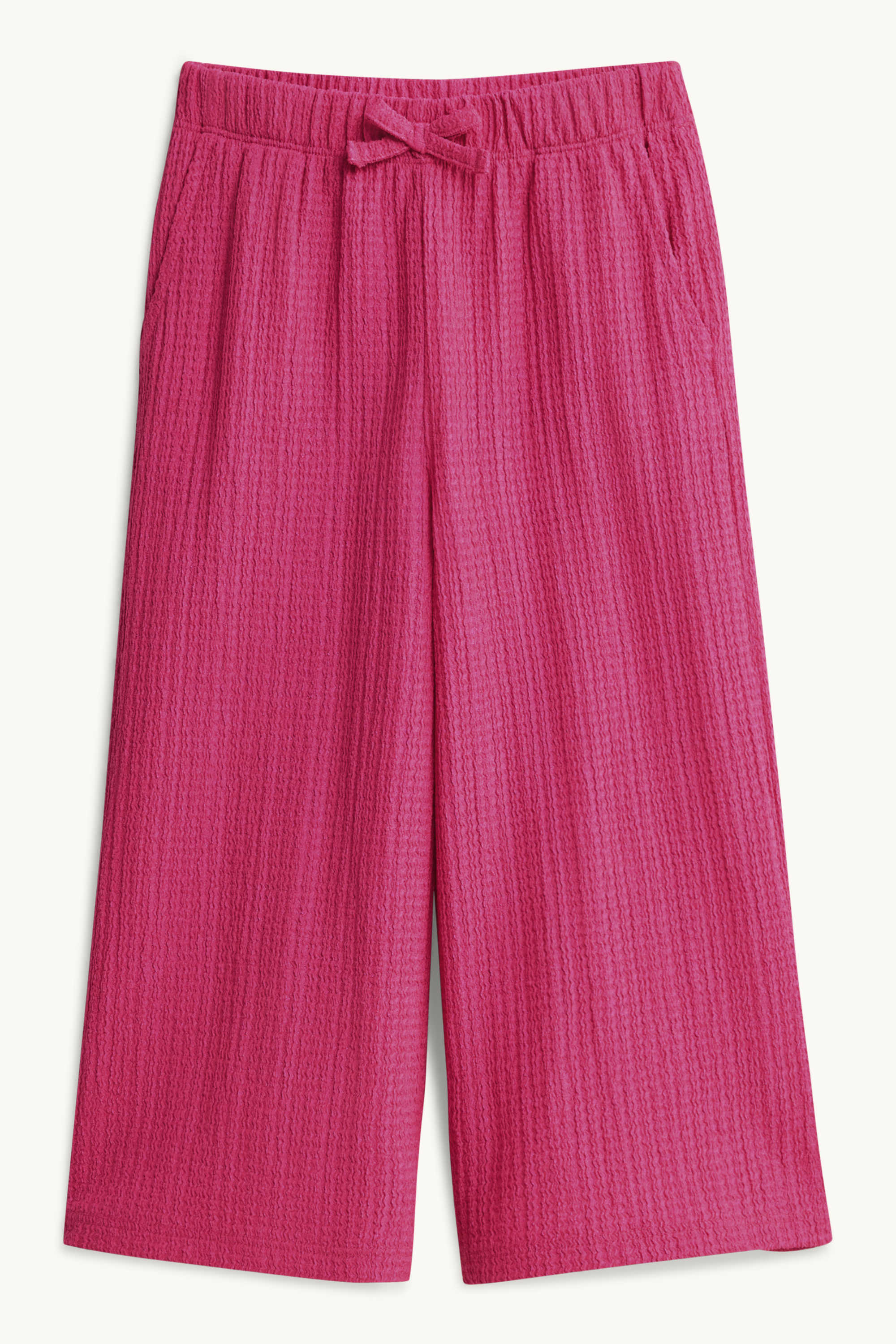 Cloth trousers - textured pink