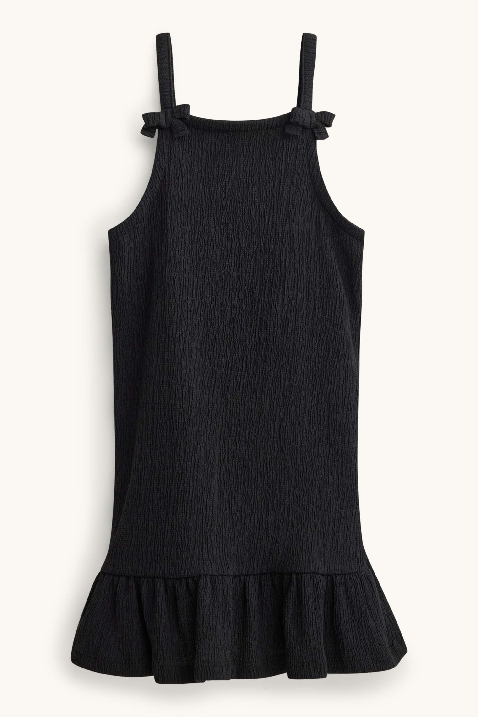 Bow - set - dress and short sleeve T-shirt - 2 piece black / white