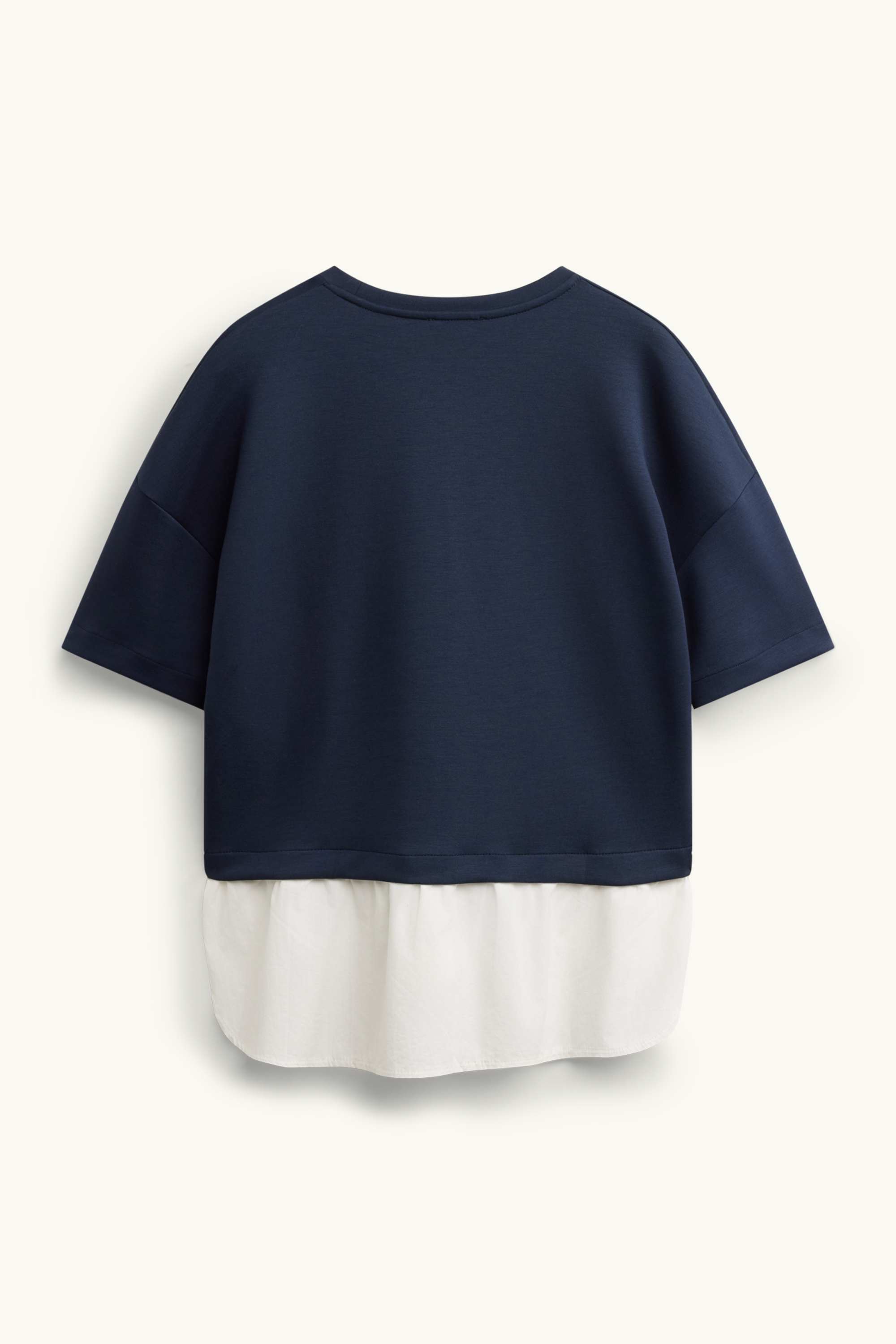 Sweatshirt - 2-in-1 look dark blue