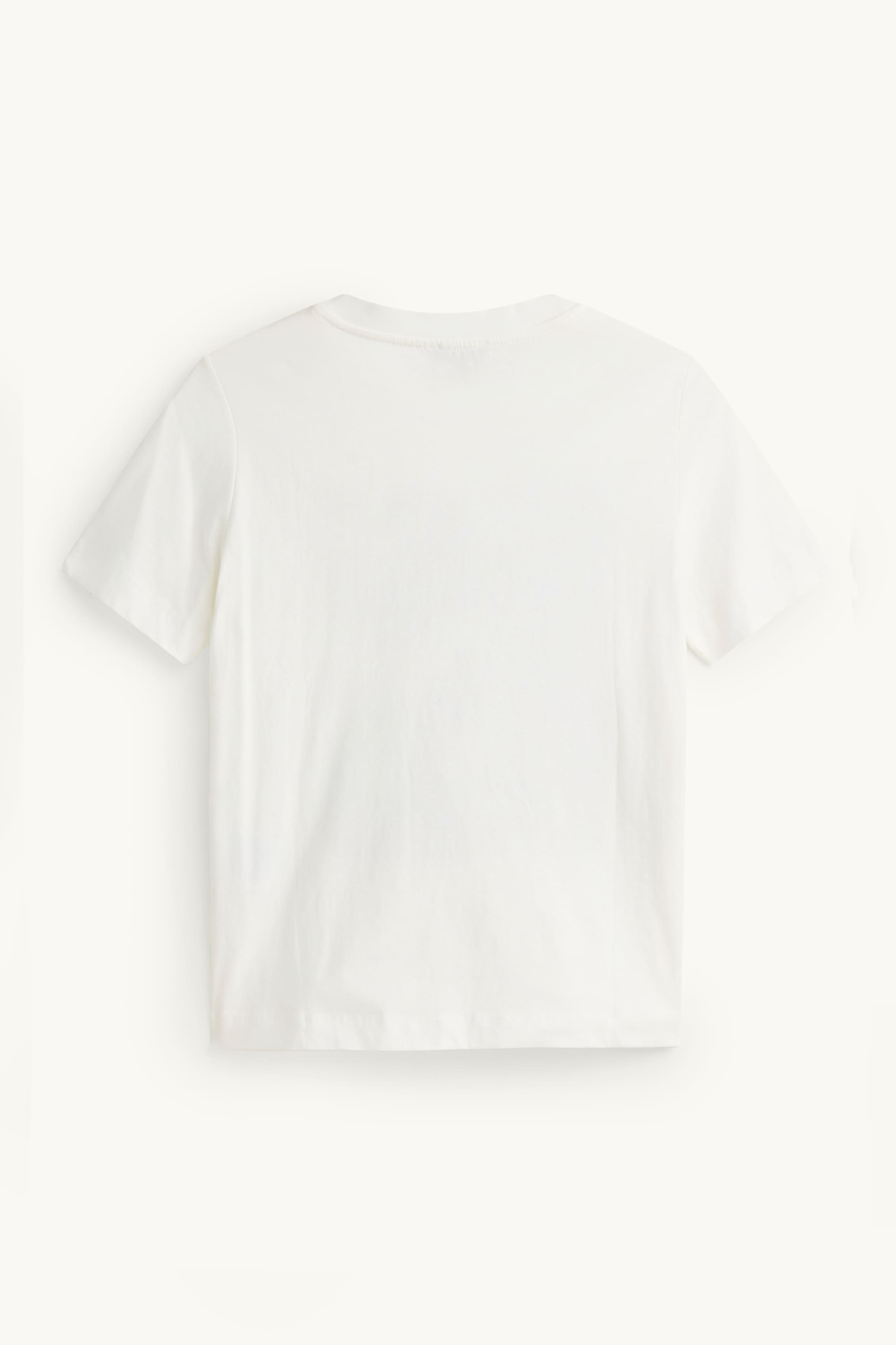 T-shirt with rhinestones - regular fit white
