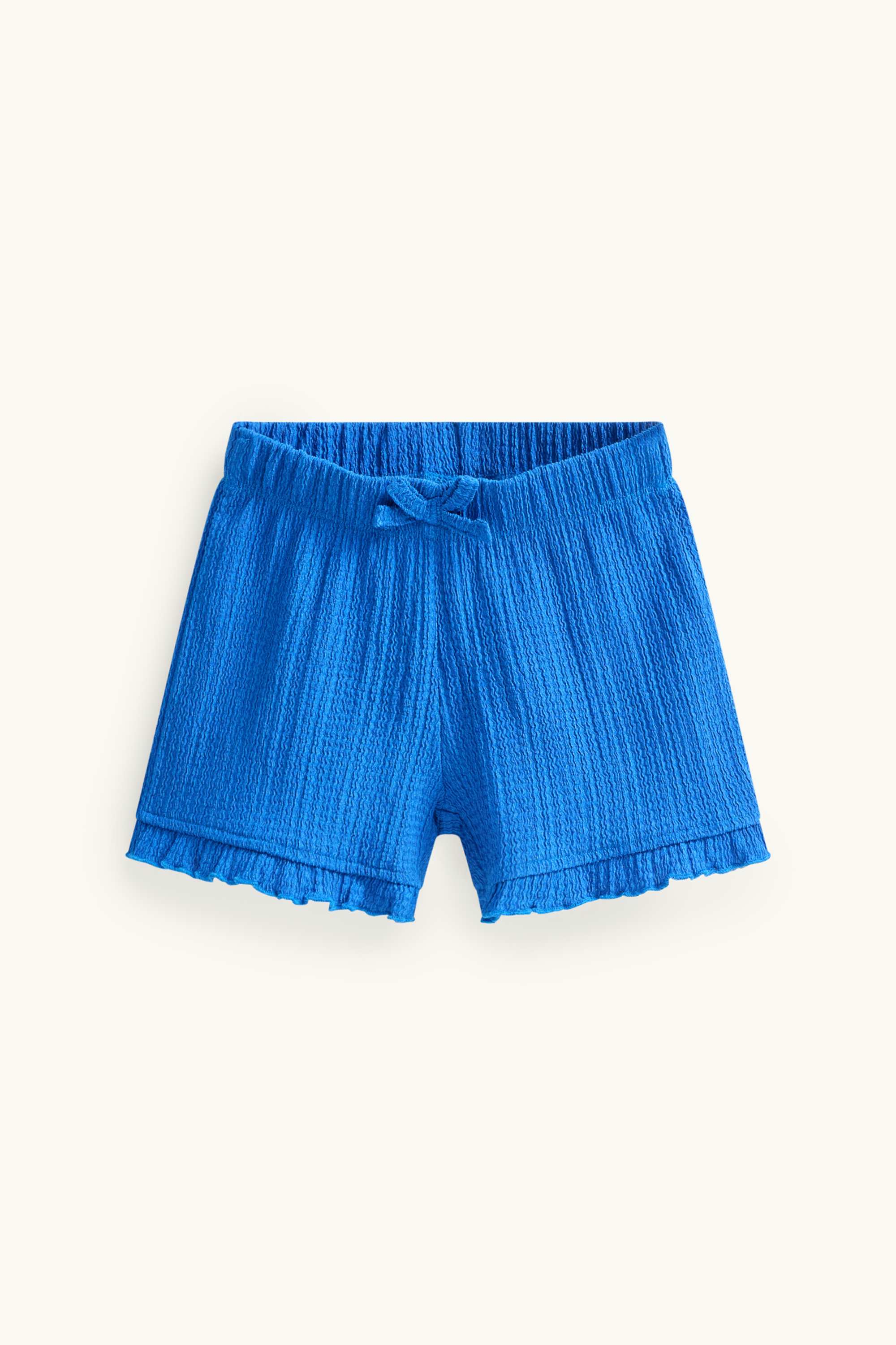 Shorts - textured blue