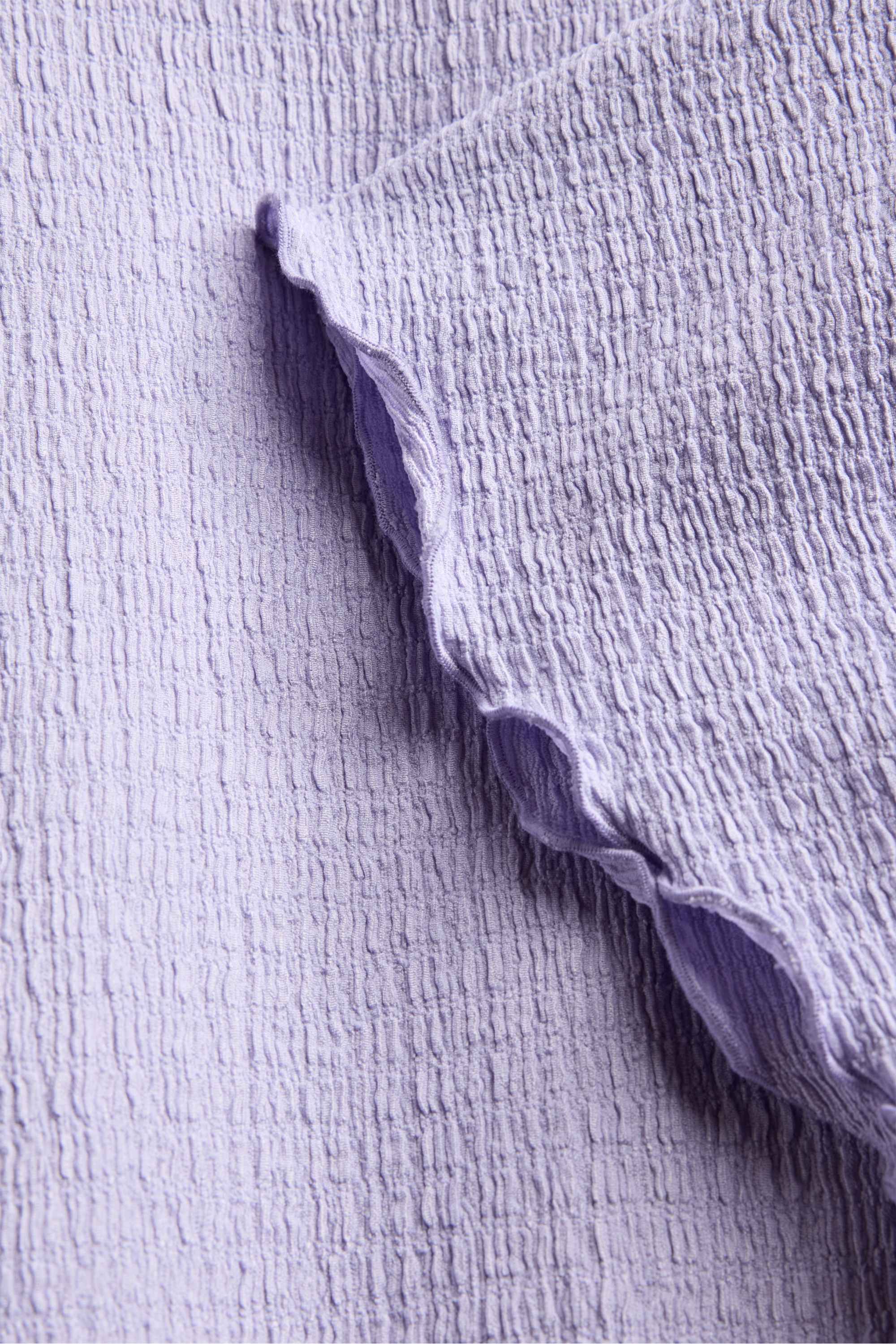 T-shirt - regular fit - smocked lilac