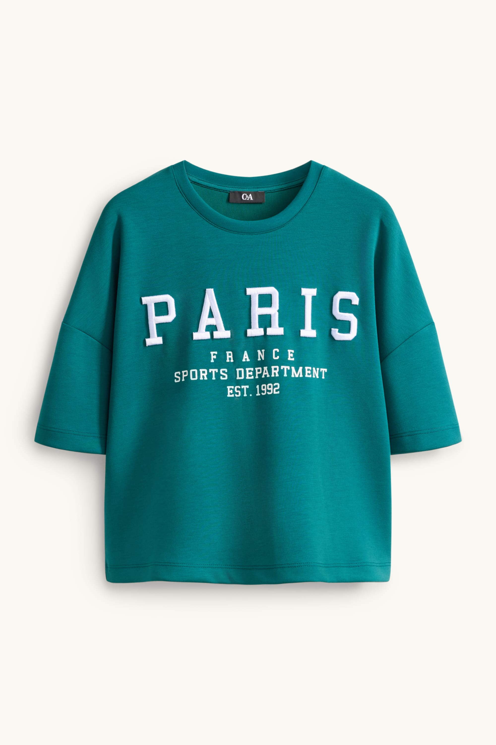 T-shirt - relaxed fit turquoise