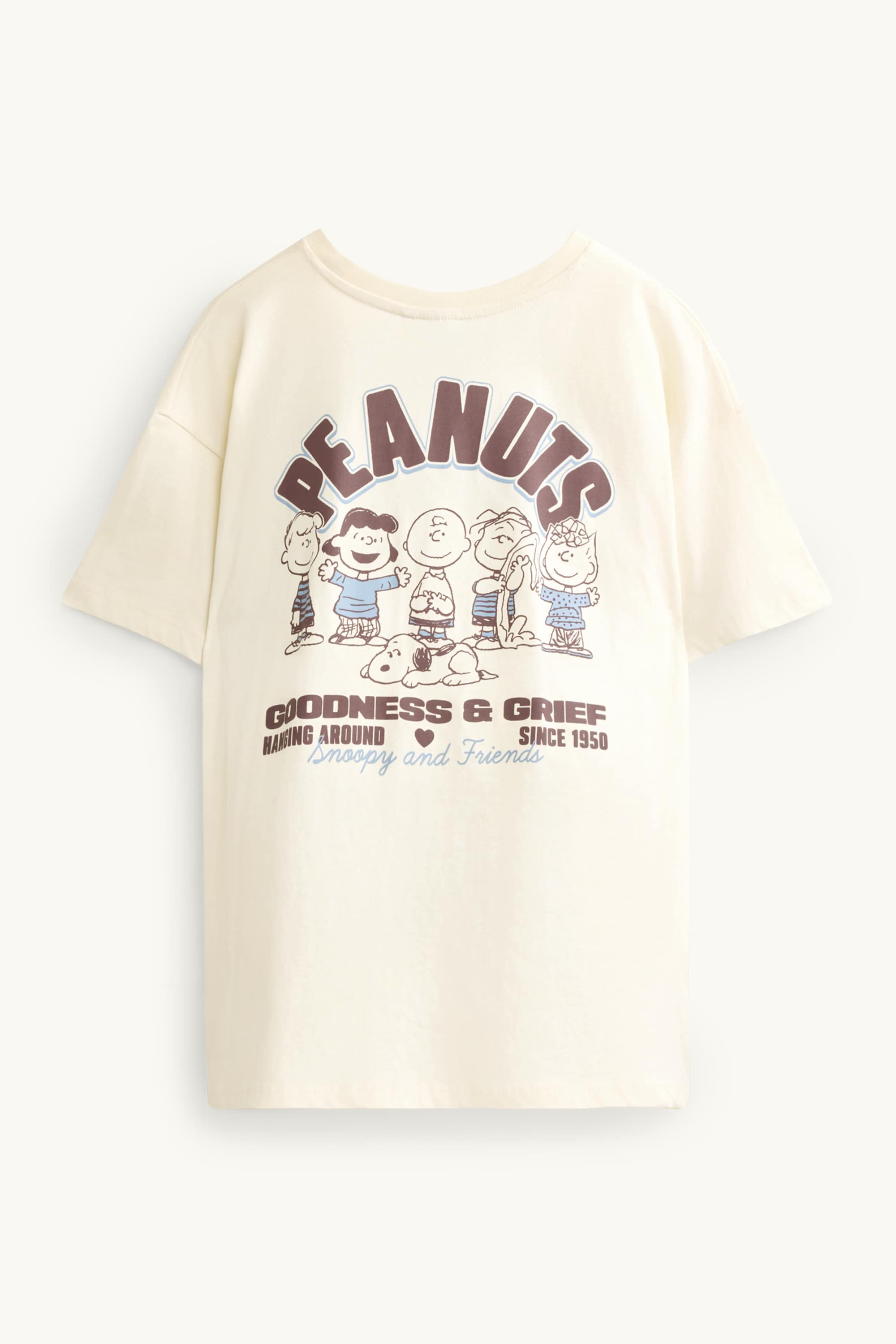 T-shirt - oversized - Peanuts cremewhite