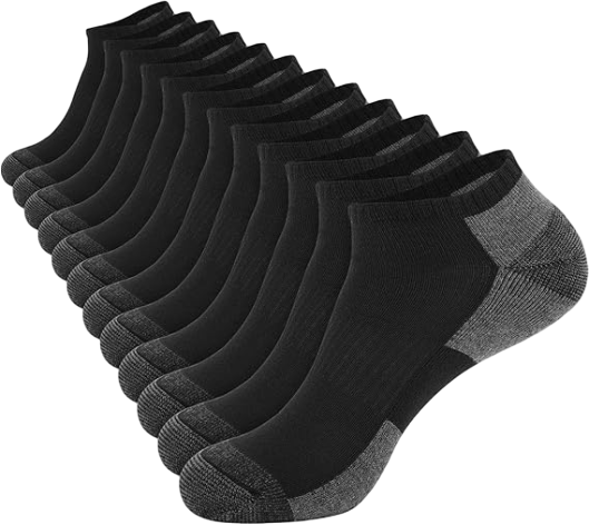 Men's 12-Pack Cotton Longline Henley V-Neck T-Shirts