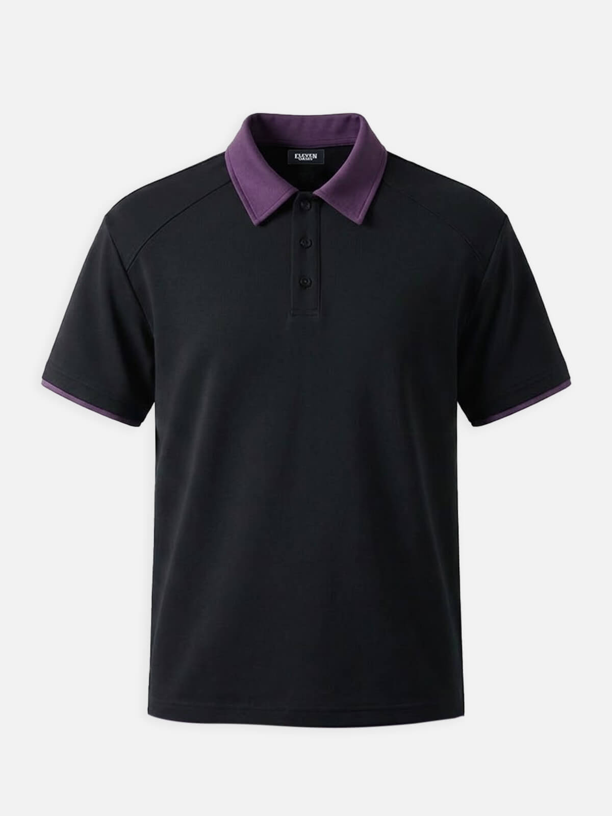 8-Pack!Men's Retro Contrast Collar Short Sleeve Polo Shirt