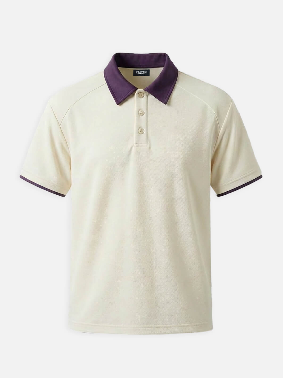 8-Pack!Men's Retro Contrast Collar Short Sleeve Polo Shirt