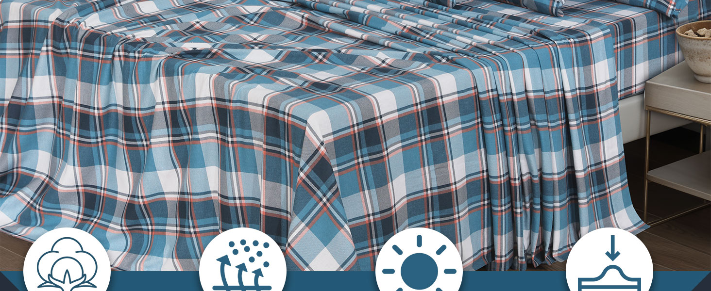 Flannel Sheets 6 Piece