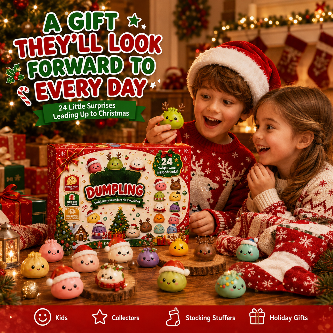 🔥Limited time 70% OFF -🎄🎁24 Days of Squishy Christmas Surprises – Open, Squish & Collect Every Day