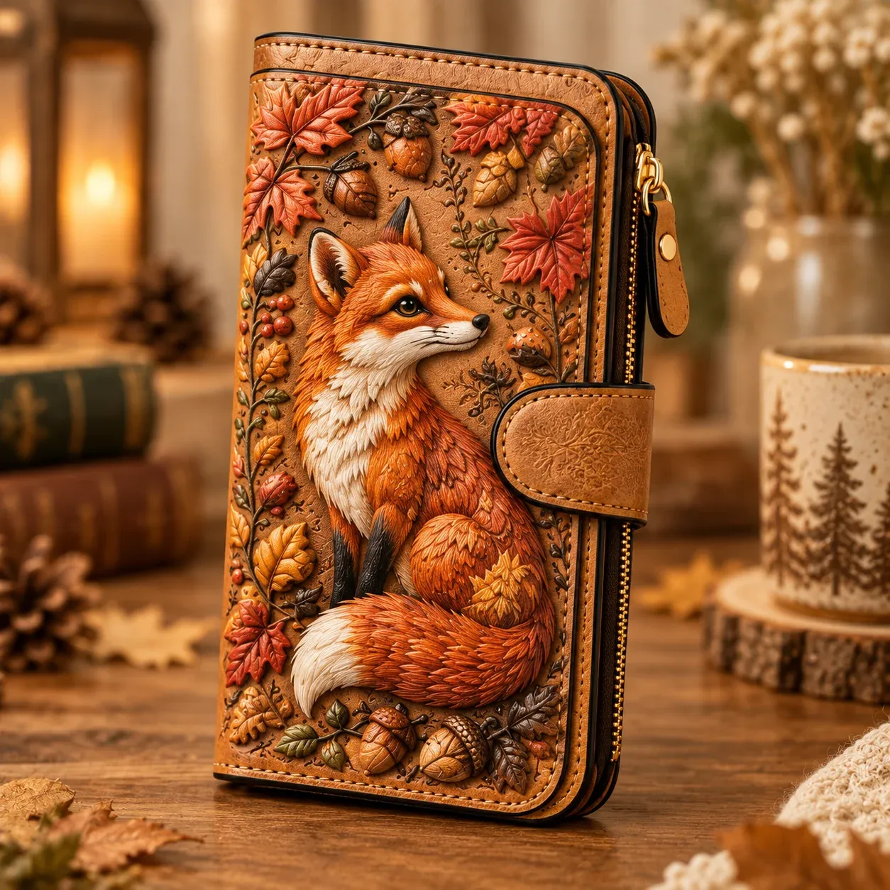 🔥Limited time 70% OFF -✨ 👛Vintage Embossed Art Wallet - Timeless Art You Can Carry