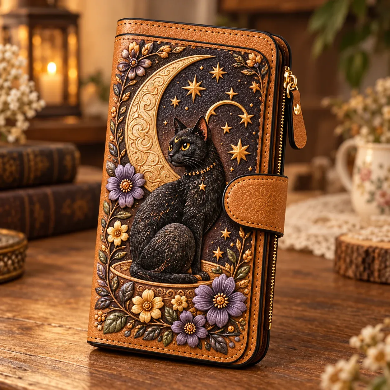 🔥Limited time 70% OFF -✨ 👛Vintage Embossed Art Wallet - Timeless Art You Can Carry