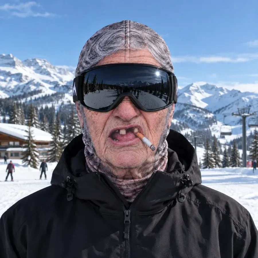 🔥Last 40pcs🎉 -🎿 Realistic Face Balaclava – Funny Ski & Snowboard Mask for Cold Weather Adventures