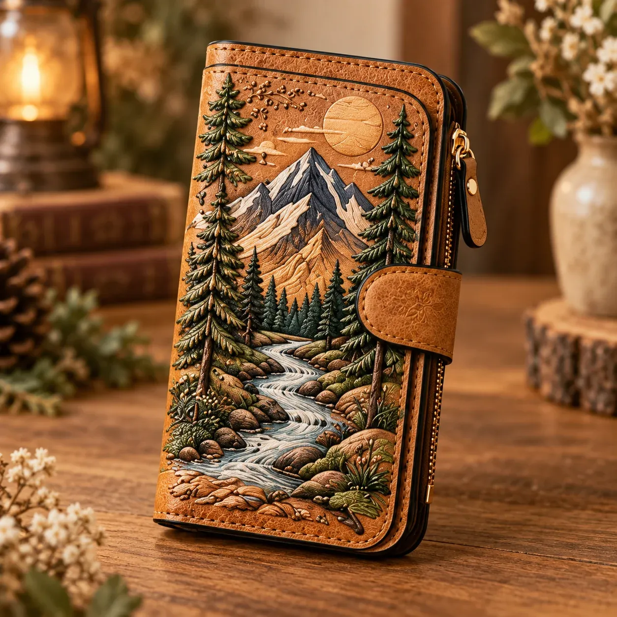 🔥Limited time 70% OFF -✨ 👛Vintage Embossed Art Wallet - Timeless Art You Can Carry