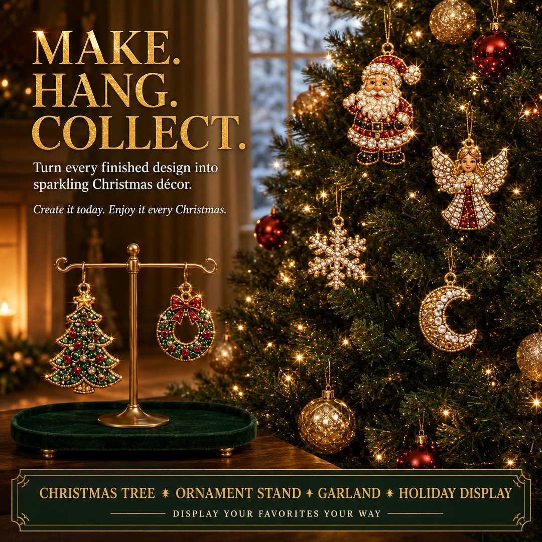 🔥Limited time 70% OFF -🎄💎Christmas Diamond Painting Advent Calendar – 24 Days of Sparkling Ornament Surprises