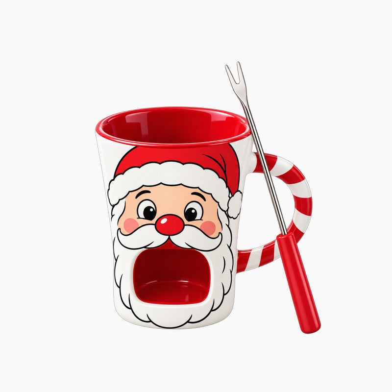 🔥Limited time 70% OFF -🎄🍫 Christmas Chocolate Fondue Mug | Melt, Dip & Enjoy ☕✨