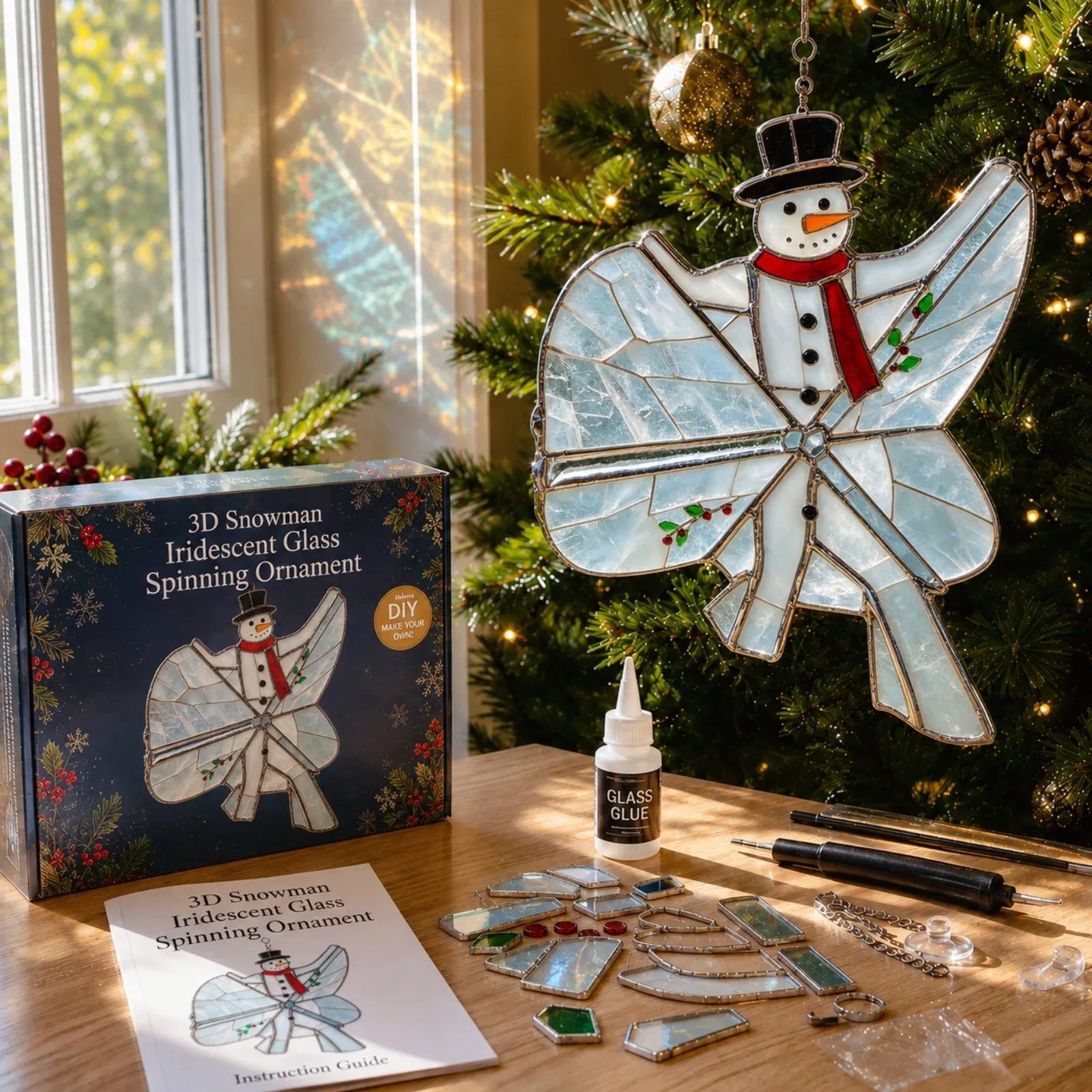 Snowman Suncatcher