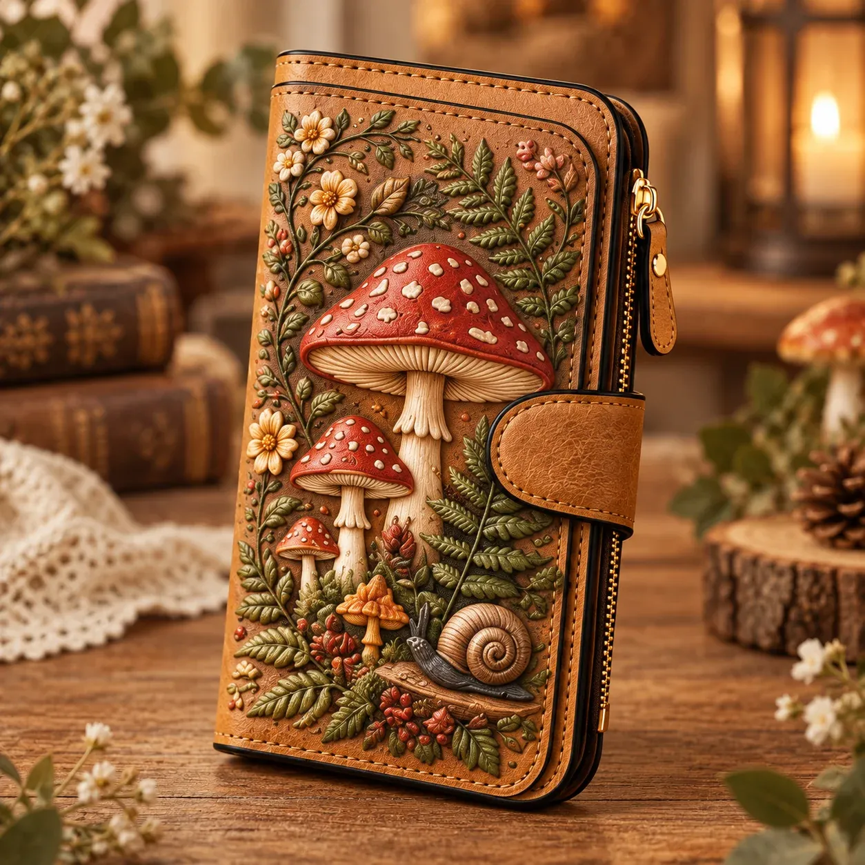 🔥Limited time 70% OFF -✨ 👛Vintage Embossed Art Wallet - Timeless Art You Can Carry