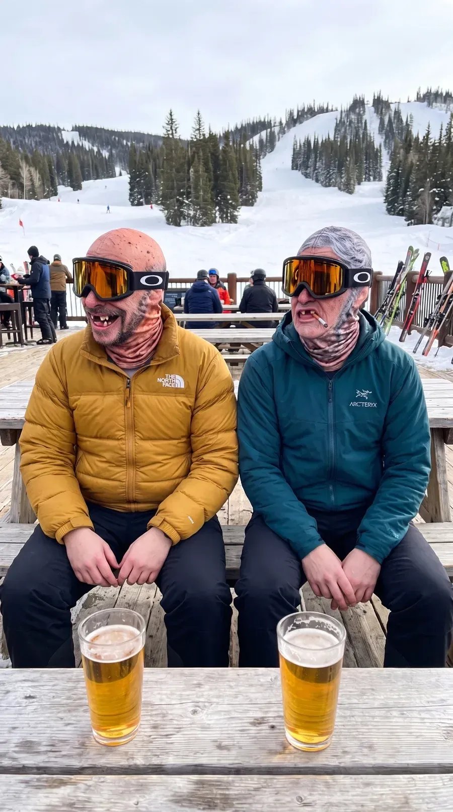 🔥Last 40pcs🎉 -🎿 Realistic Face Balaclava – Funny Ski & Snowboard Mask for Cold Weather Adventures