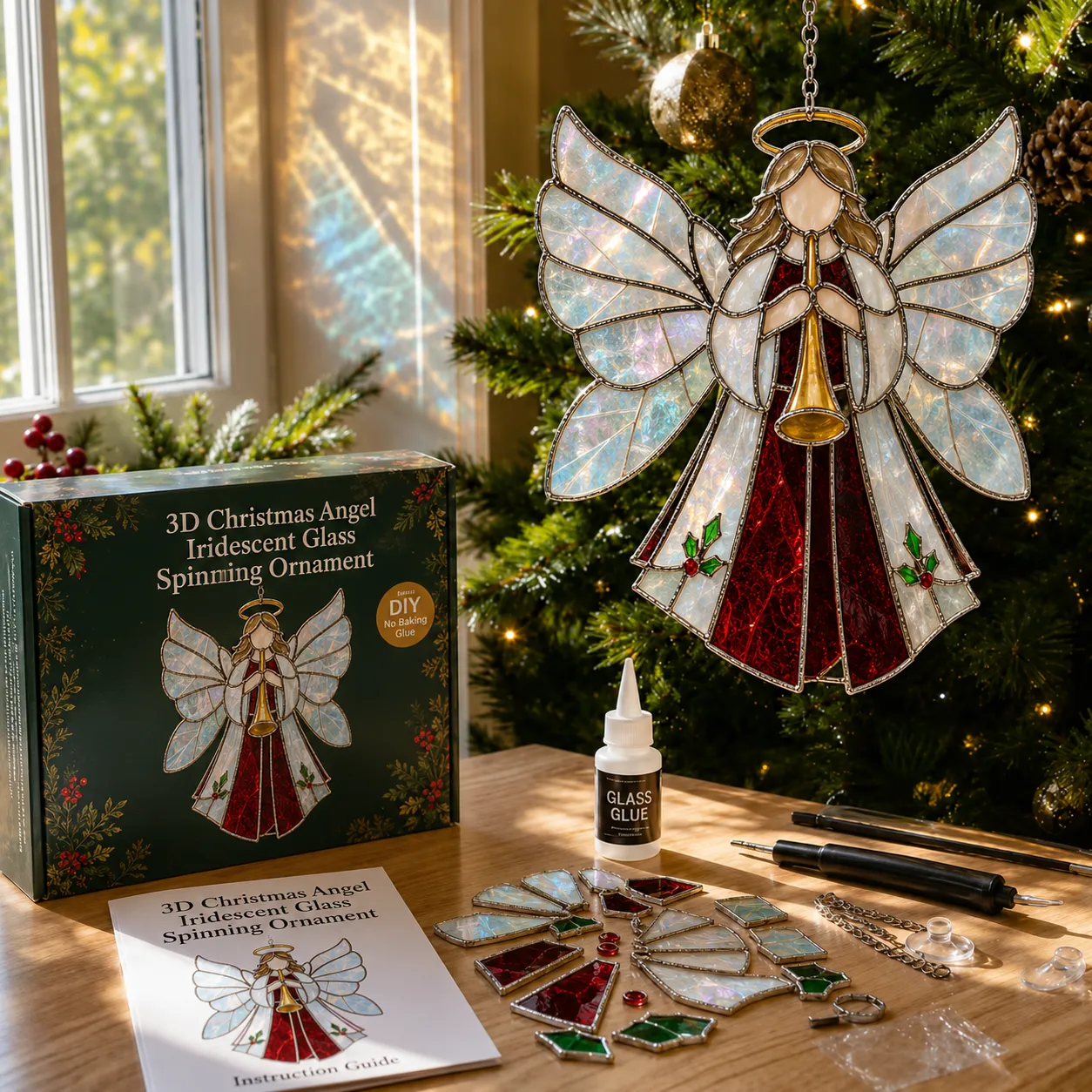 Christmas Angel Suncatcher