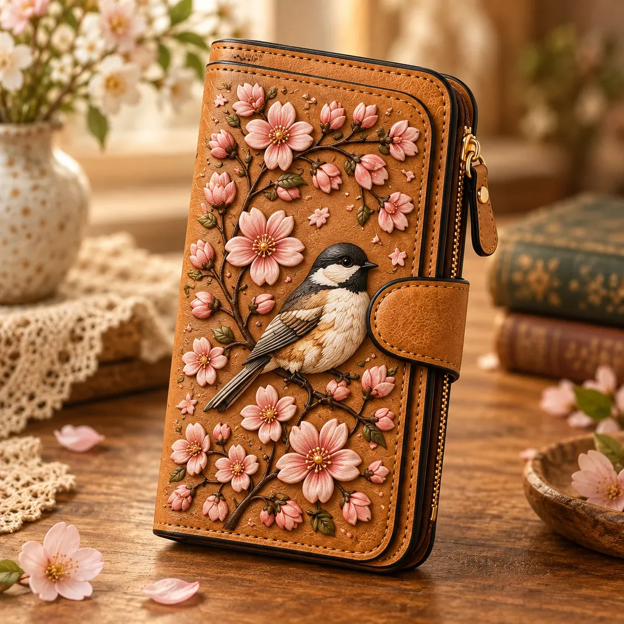 🔥Limited time 70% OFF -✨ 👛Vintage Embossed Art Wallet - Timeless Art You Can Carry