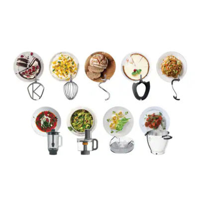 Kenwood-Robot culinaire multifonction Cooking Chef XL KCL95.424SI avec fouet K