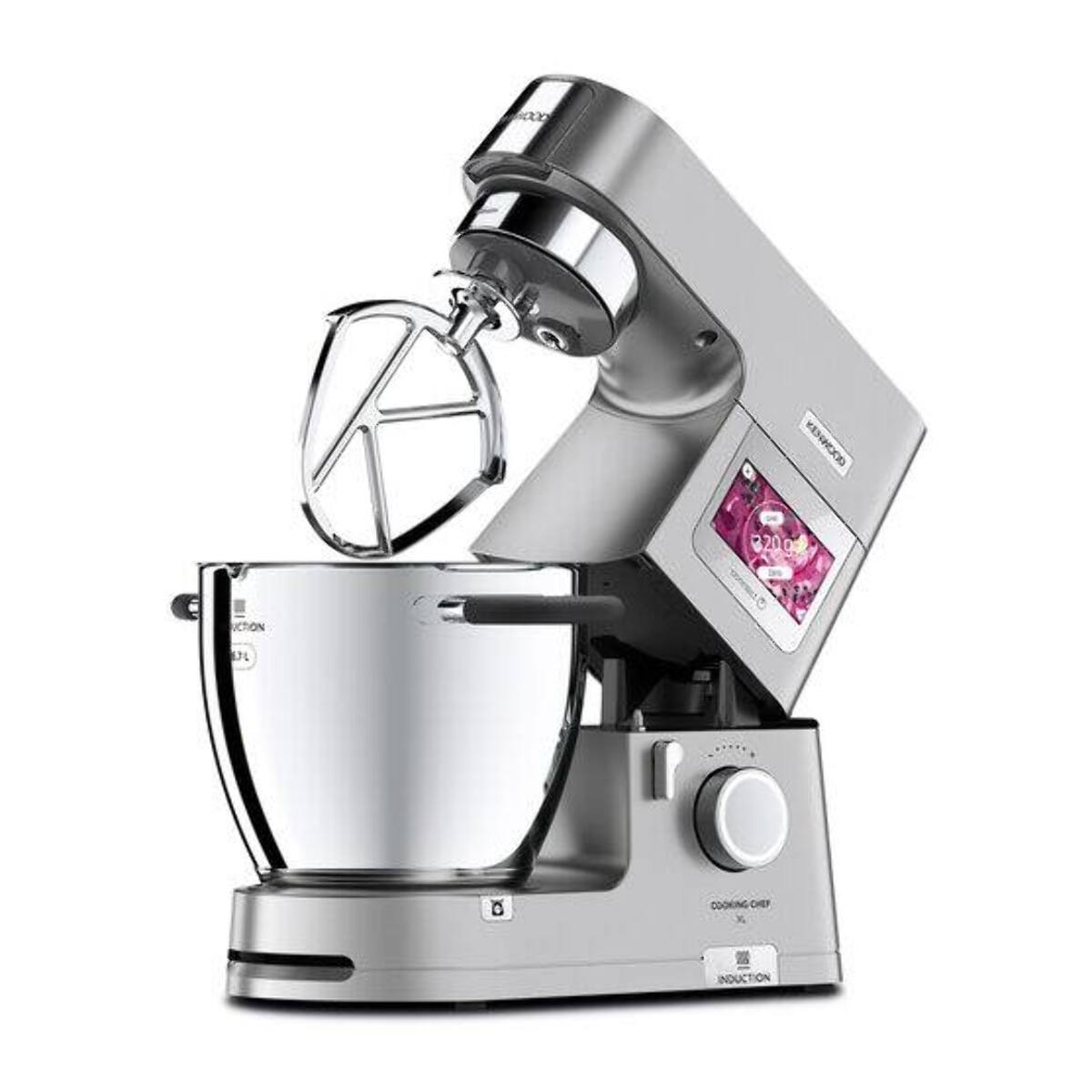 Kenwood-Robot culinaire multifonction Cooking Chef XL KCL95.424SI avec fouet K