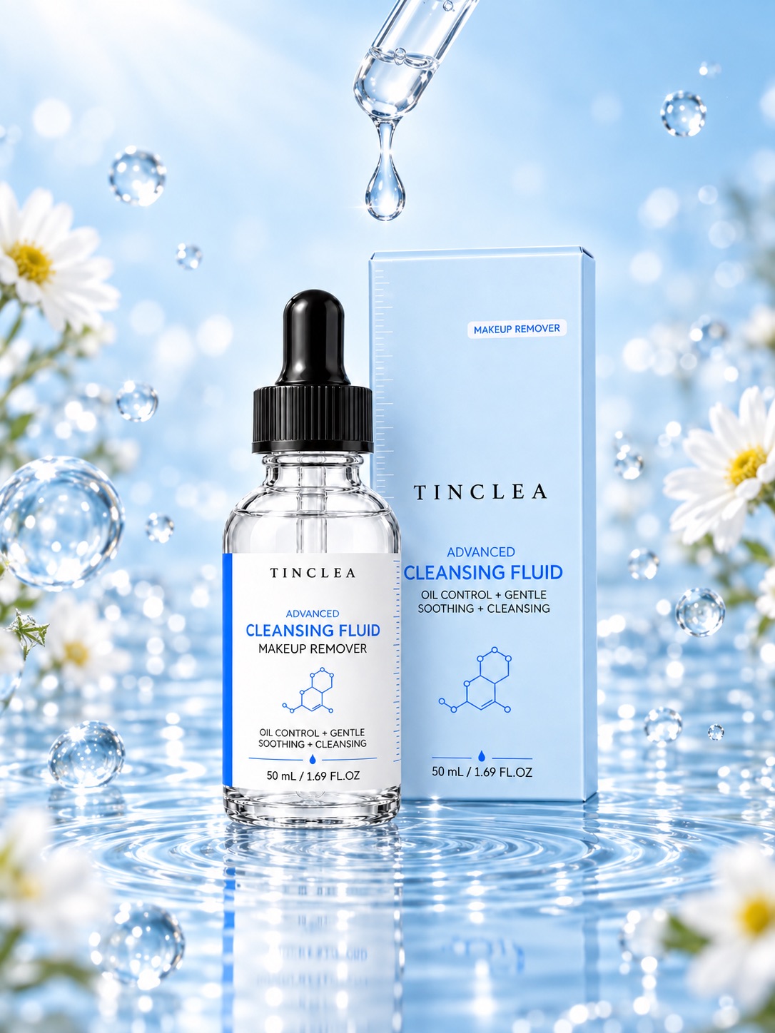 TinClea Advanced Cleansing Fluid, Make-up removing lotions