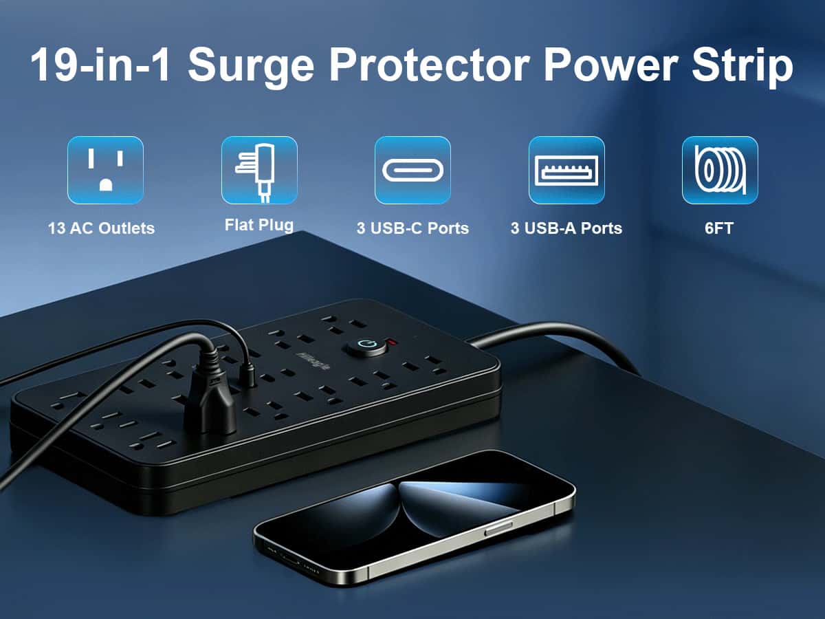 19-in-1 Surge Protector power strip