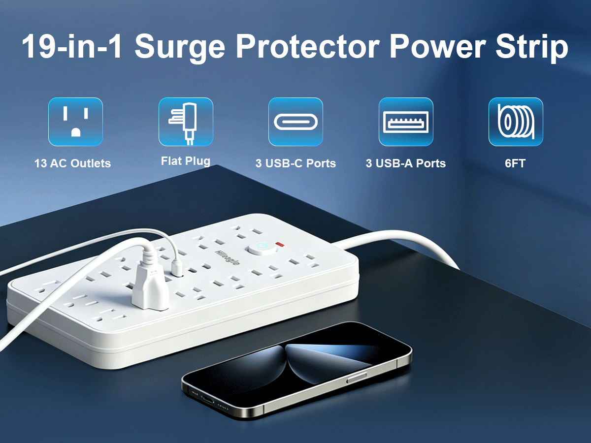 19-in-1 Surge Protector power strip