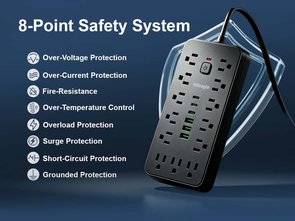 19-in-1 Surge Protector power strip