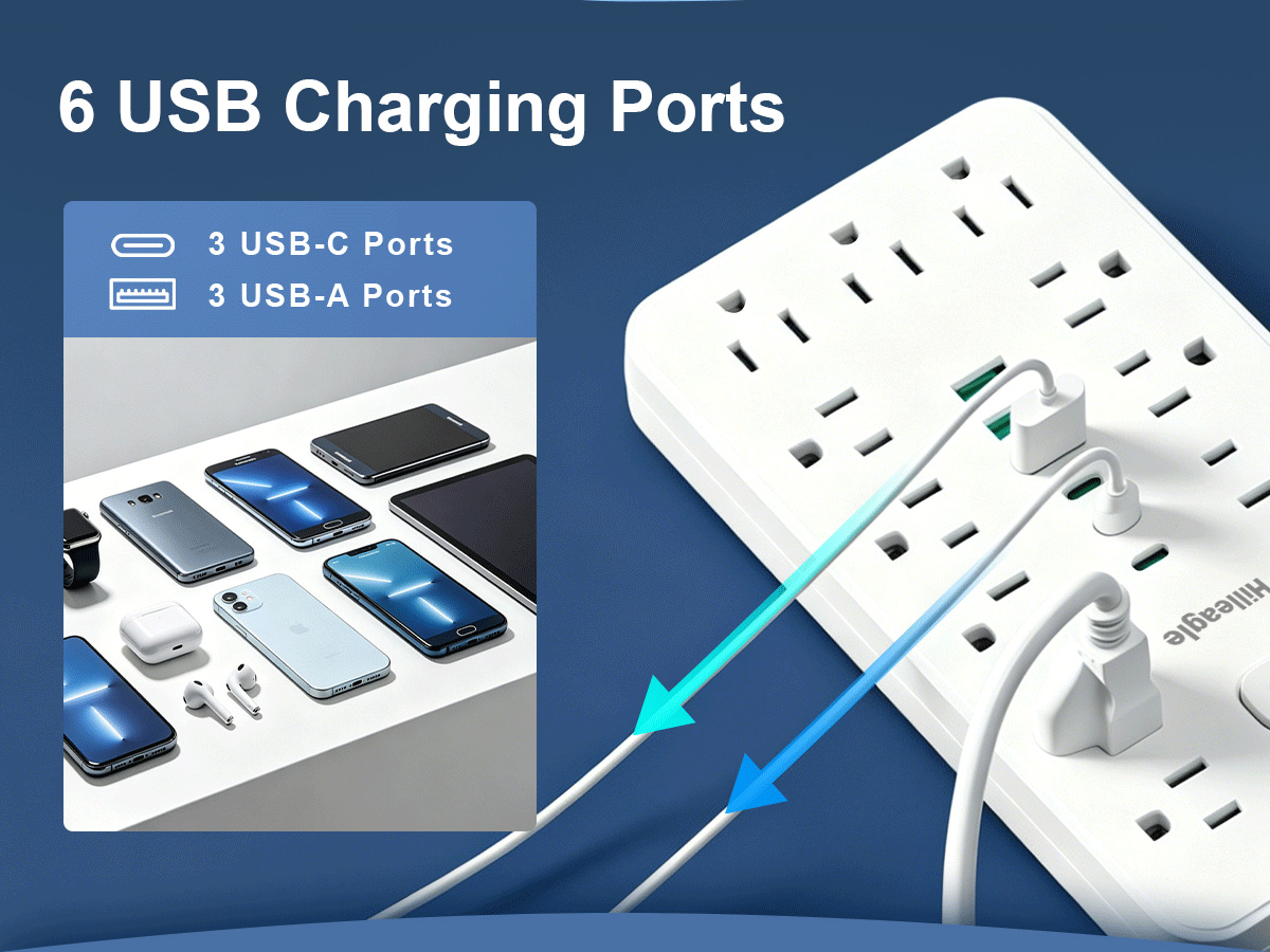 19-in-1 Surge Protector power strip
