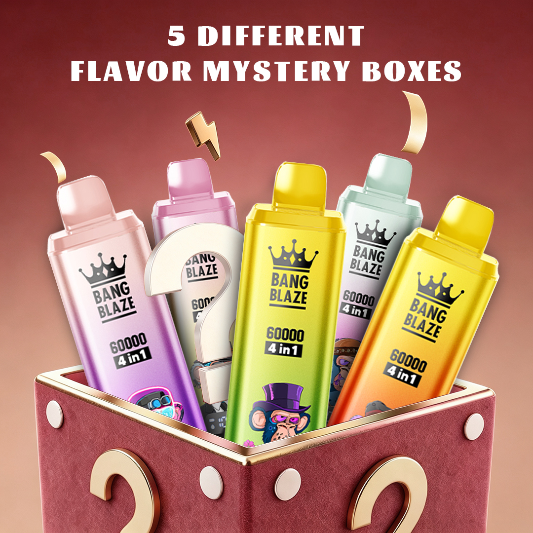 💎5 pcs BANG BLAZE 60000 Puffs 4 in 1 Flavor Disposable Vape – TikTok Box Price Drop!