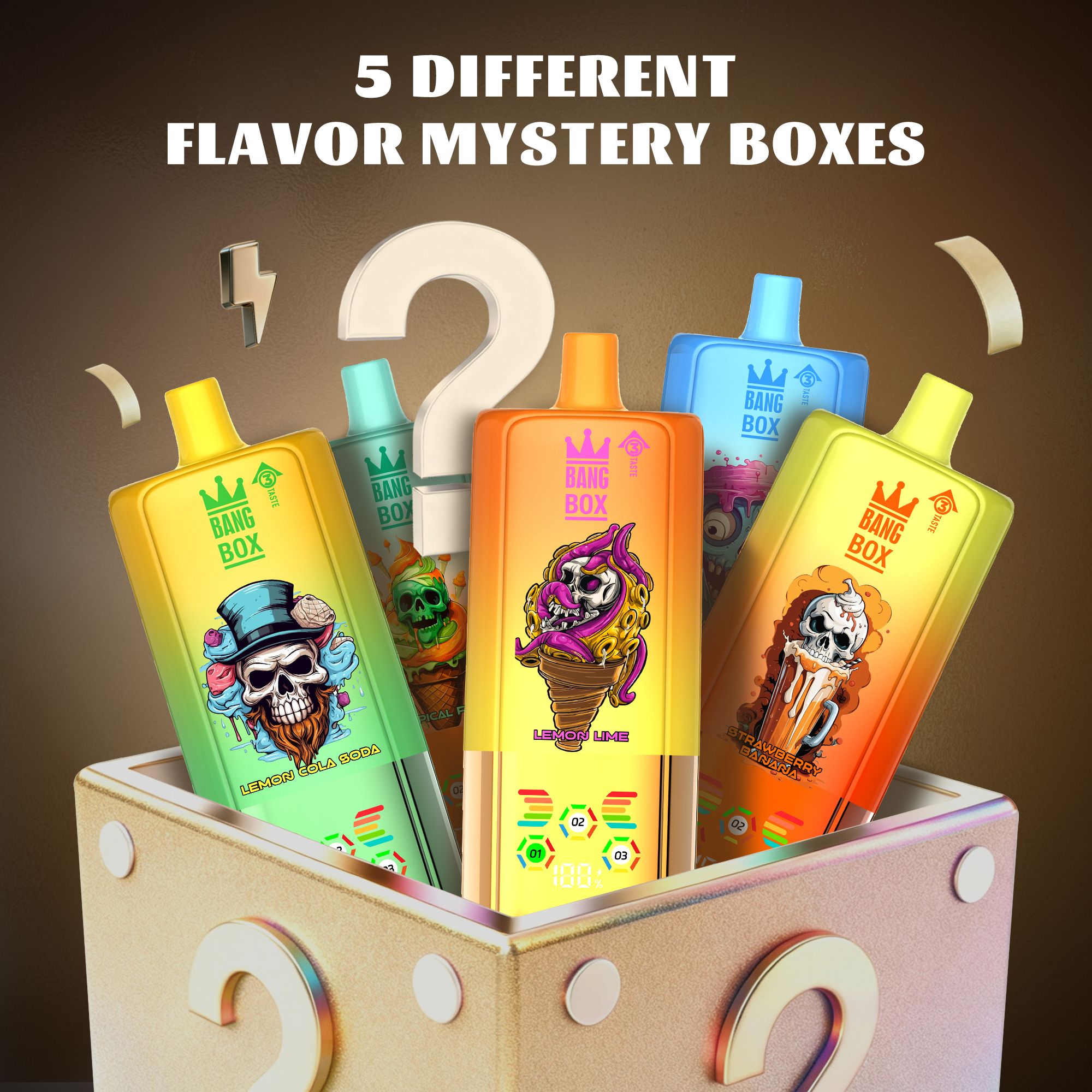 💎 5 pcs BANG BOX 80000 Puffs 3 in 1 Flavor Disposable Vape – TikTok Box Price Drop!