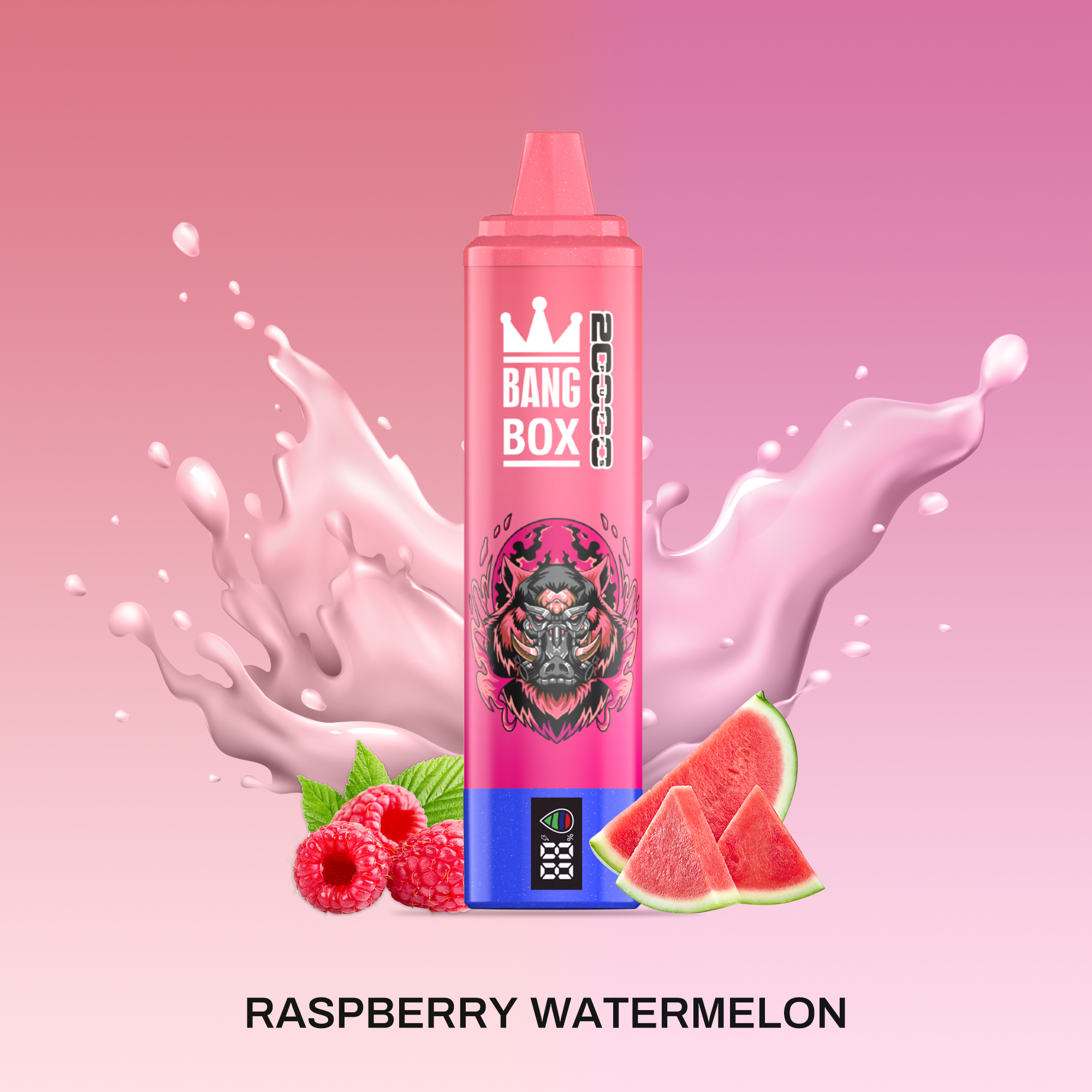 BANG BOX 20000 Puffs Double Flavor Disposable Vape - Raspberry Watermelon