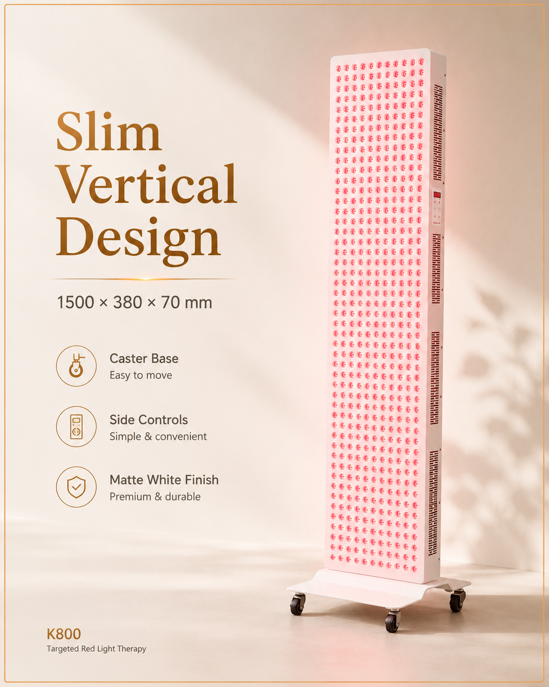 Lightenwells K800 Full-Body Red Light Panel