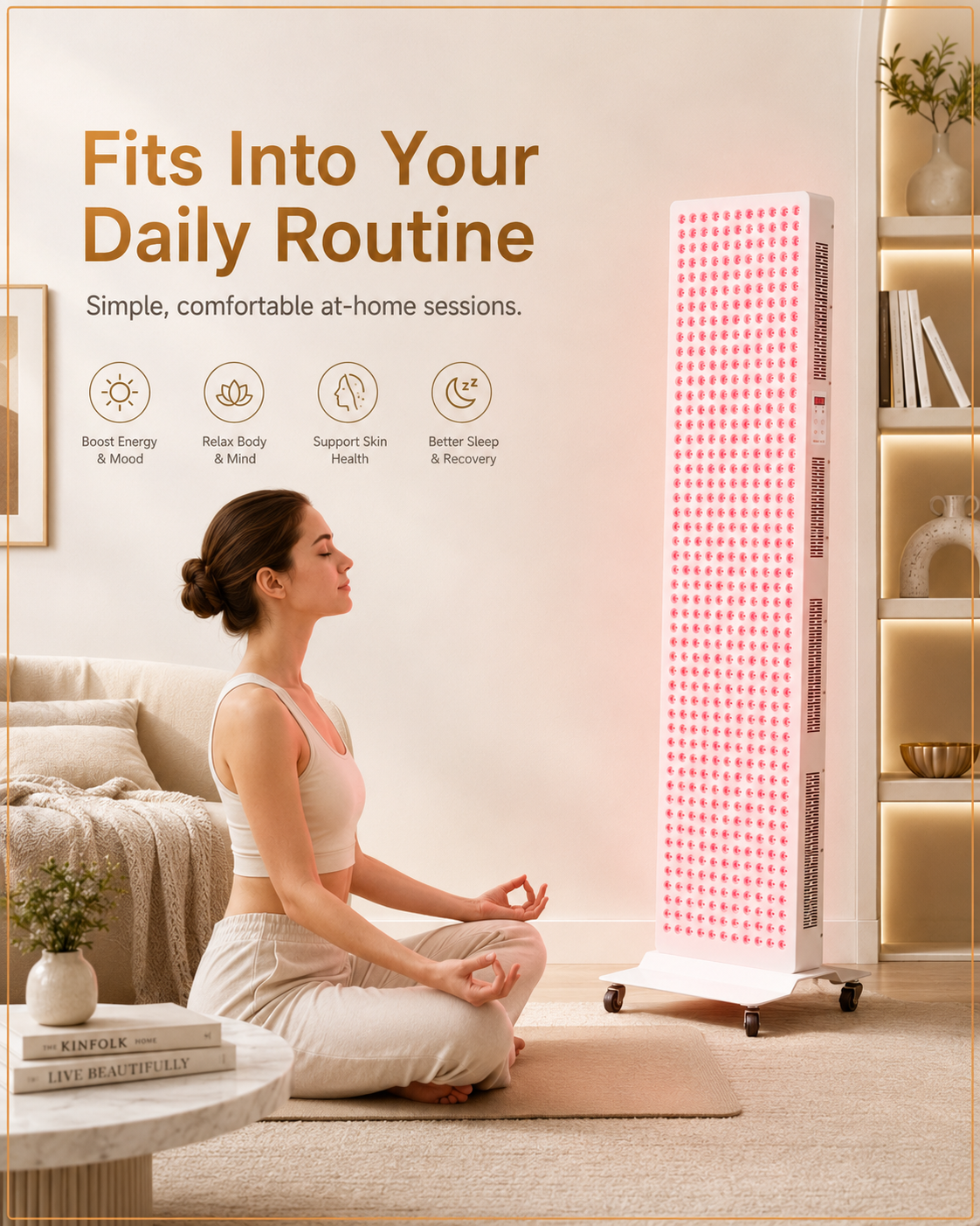 Lightenwells K800 Full-Body Red Light Panel