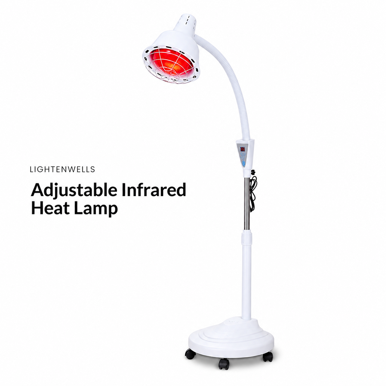 Lightenwells K200 Adjustable Infrared Heat Lamp