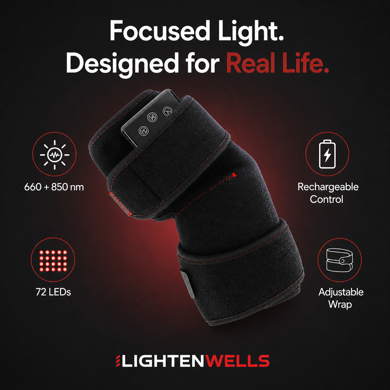 Lightenwells L100 Wearable Red Light Therapy Wrap