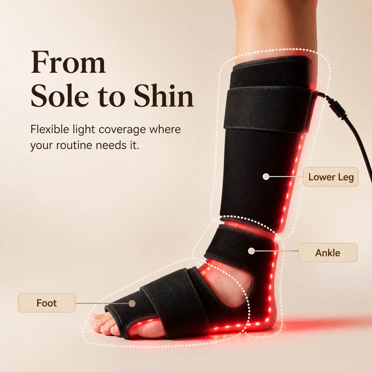 Lightenwells L200 Foot & Lower-Leg Light Therapy Wrap
